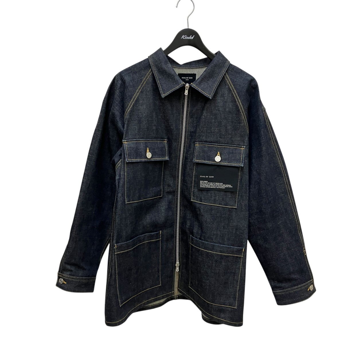 楽天市場】FEAR OF GOD - Selvedge Denim Alpaca Trucker Jacket FIFTH