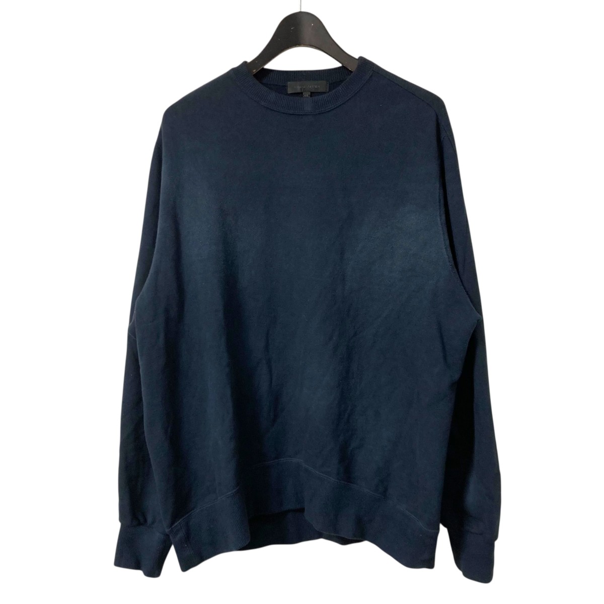 【中古】 Omar Afridi　 25SS DOLMAN CREWNECK JUMPER スウェット OA SS25 JER 106 01 ネイビー サイズ：46 【070426】（オマールアフリディ）
