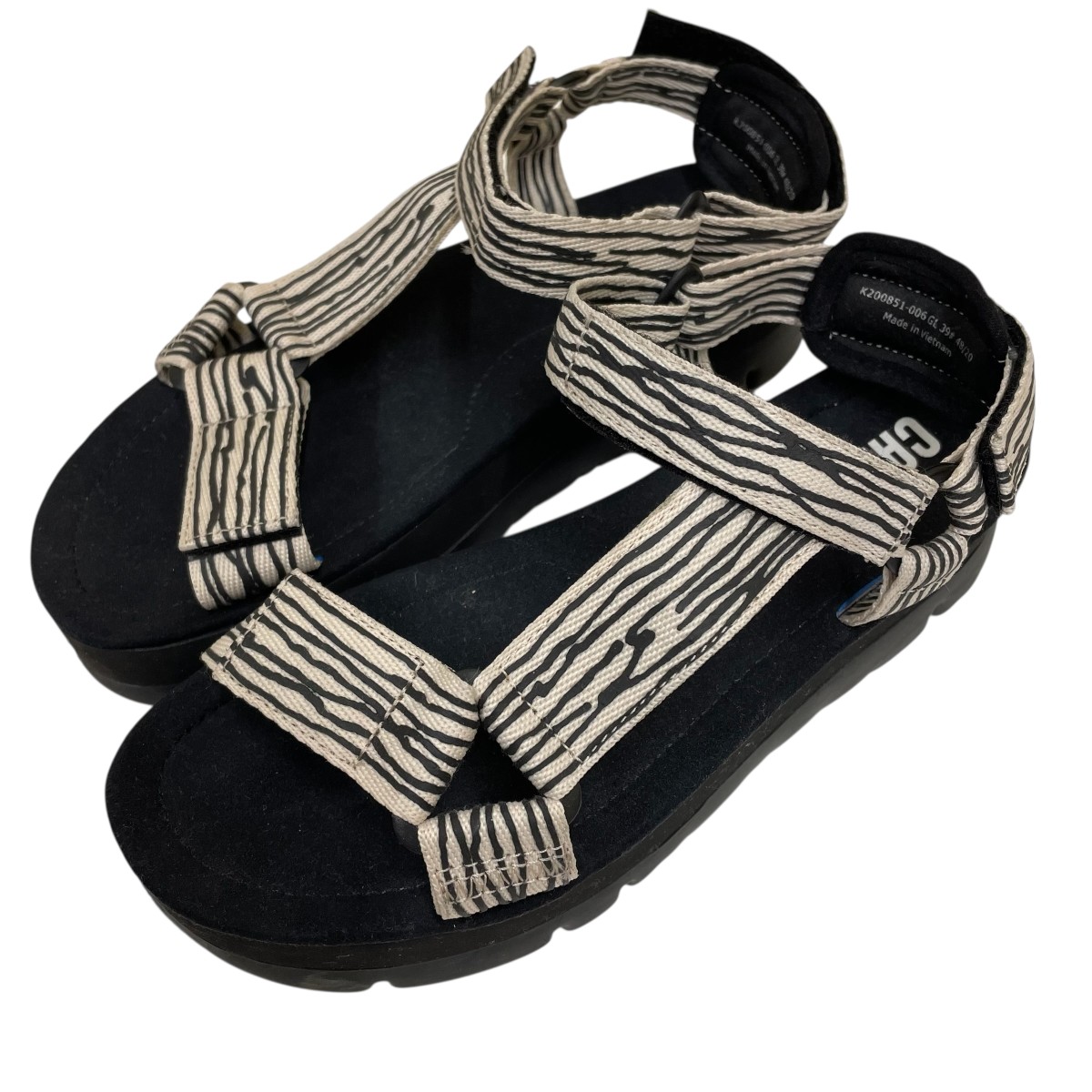 【中古】CAMPER K200851-006 Oruga Up ブラック×ベージュ サイズ：39 【120625】（カンペール）