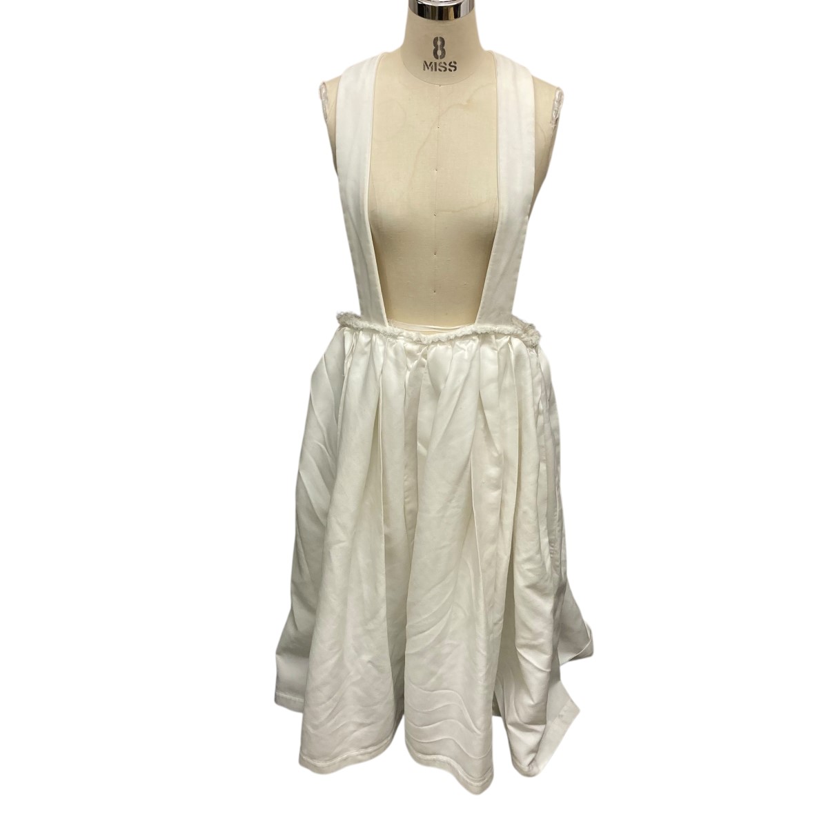 【中古】COMME des GARCONS COMME des GARCONS22SS 吊りスカート RI-A004 ホワイト サイズ:M【価格見直し】|ブランド古着のカインドオル