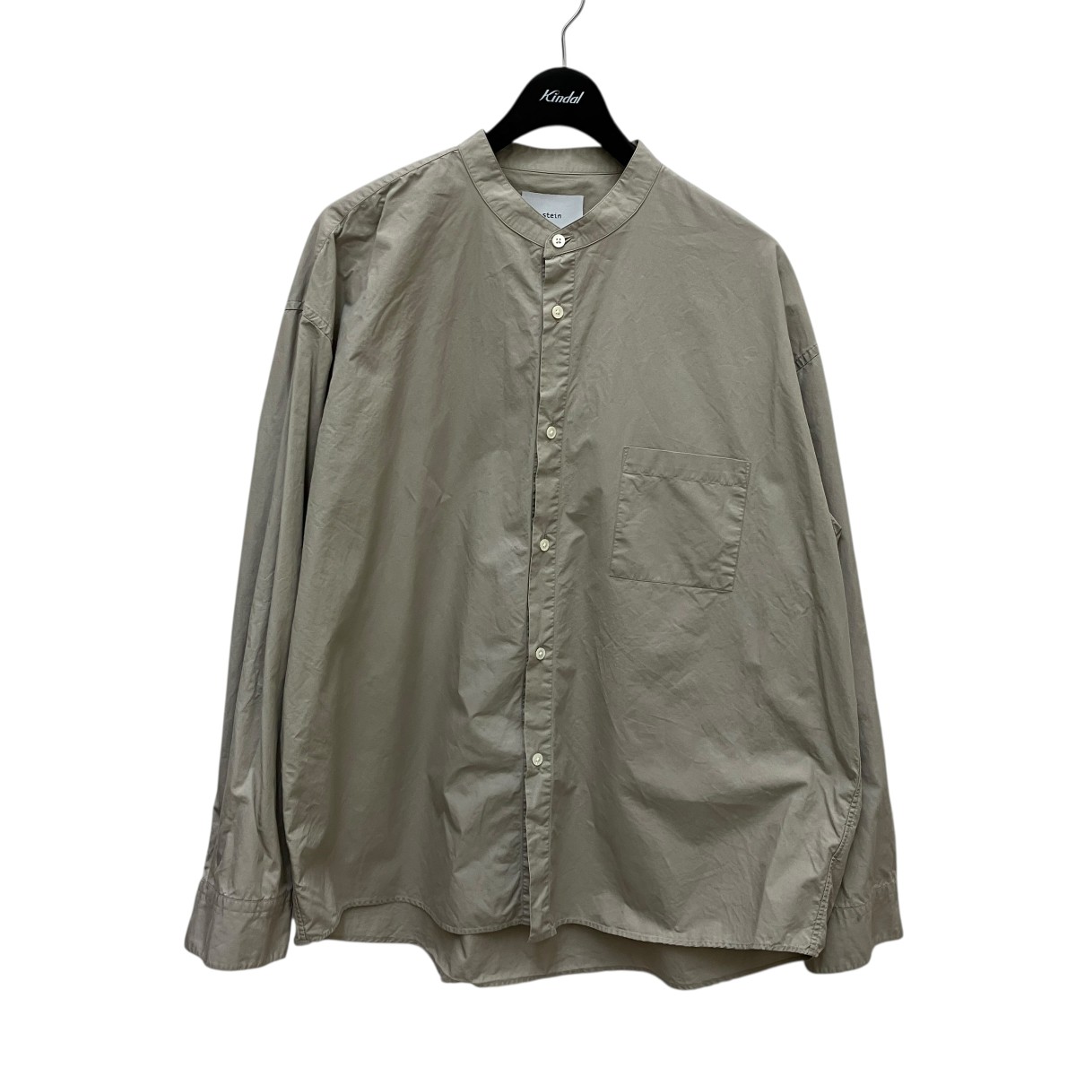 【中古】 stein stein OVERSIZED BREAKABLE LONG SHIRT 長袖シャツ ST．464 グレー サイズ：S 【価格見直し】