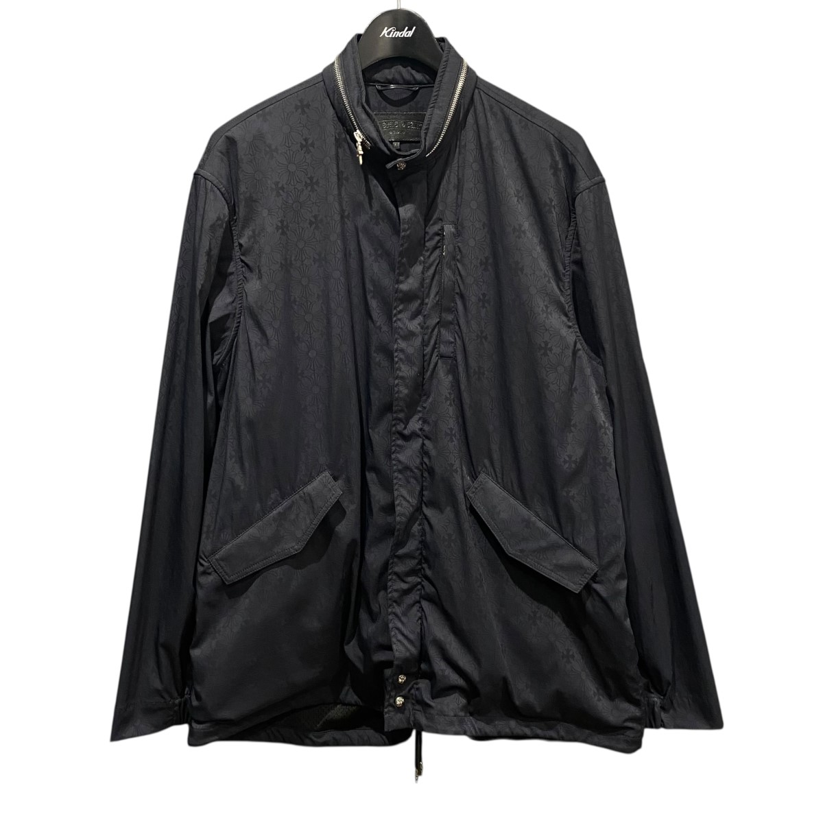 +CHROME HEARTS+ クロス ダガー ジップ ジャケット ブラック CHROME HEARTS クロムハーツ EZ RIDER イージーライダー ダガー