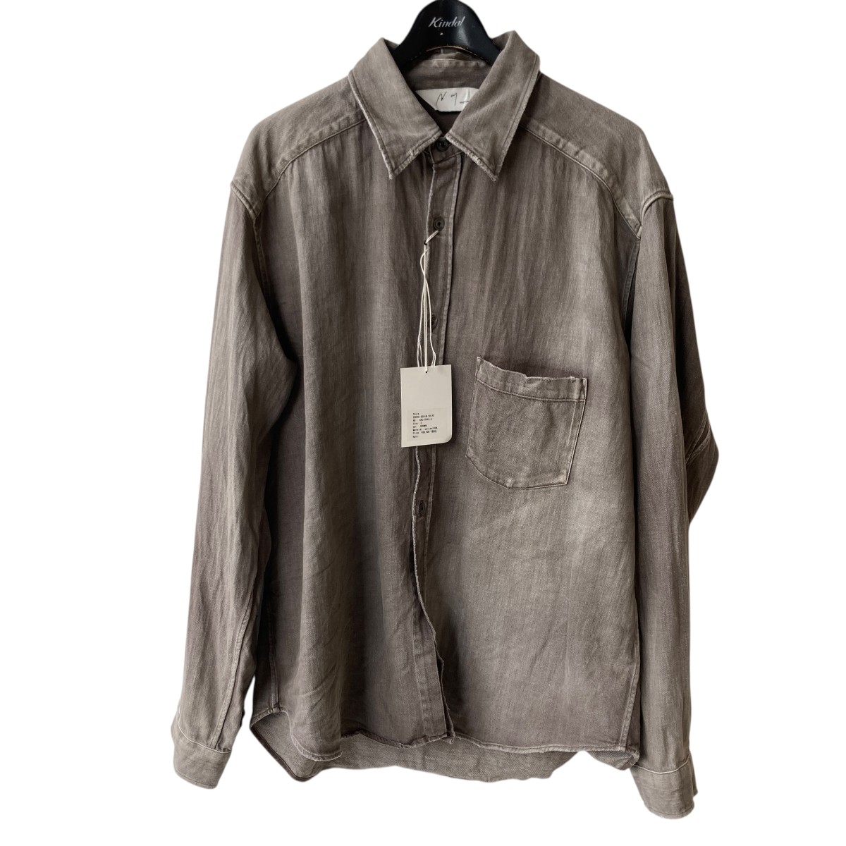 楽天市場】【中古】ANCELLM ｢VEGAN LEATHER SKIPPER SHIRT