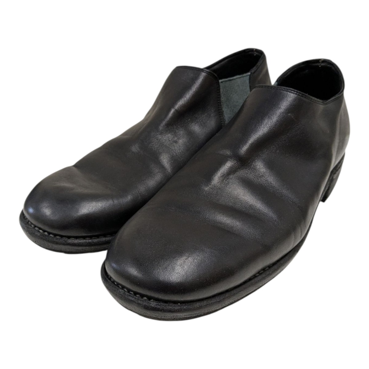 楽天市場】GUIDI / グイディ | BACK ZIP LOW BOOTS / 990 レザー