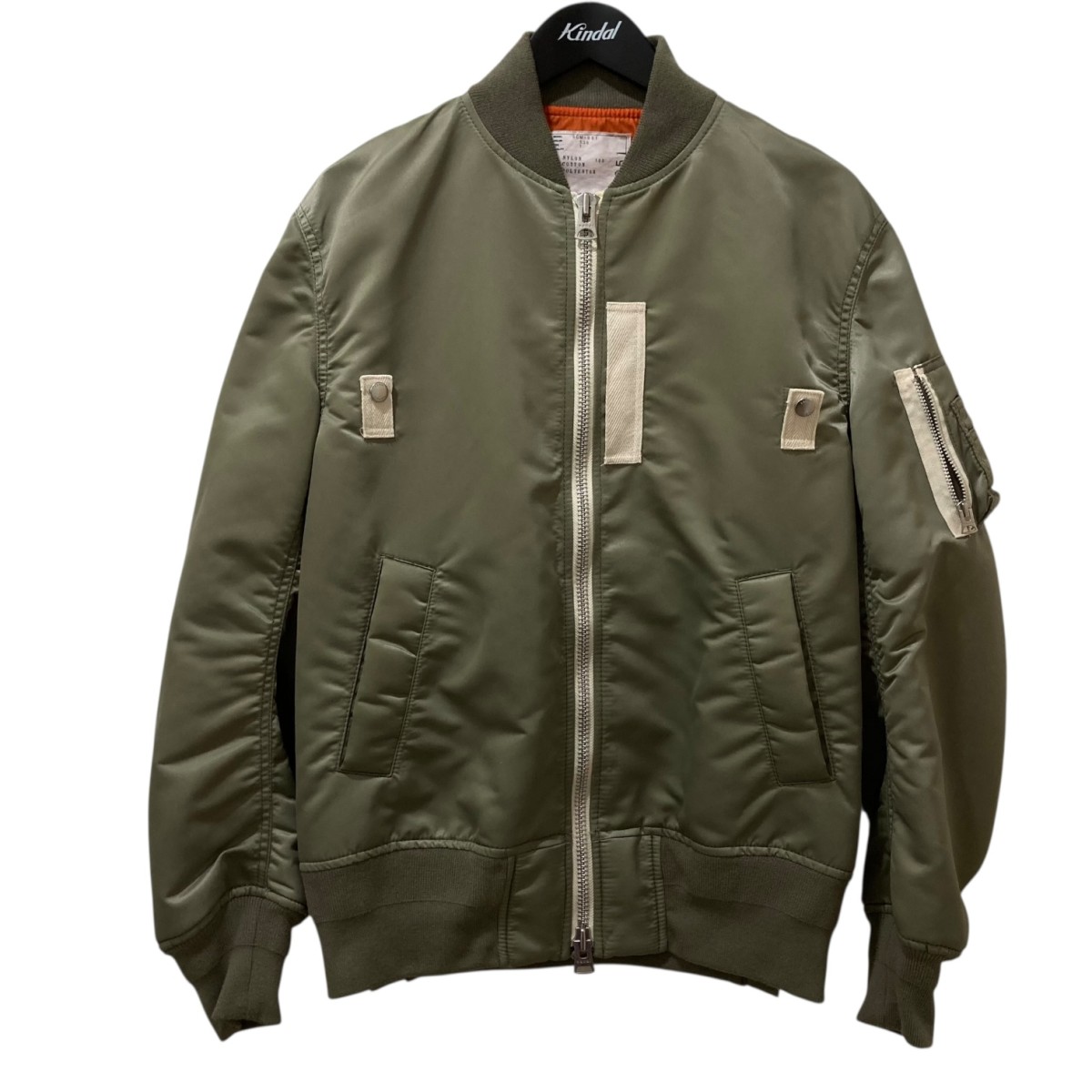 楽天市場】【中古】sacai Nylon Twill Blouson MA-1ジャケット