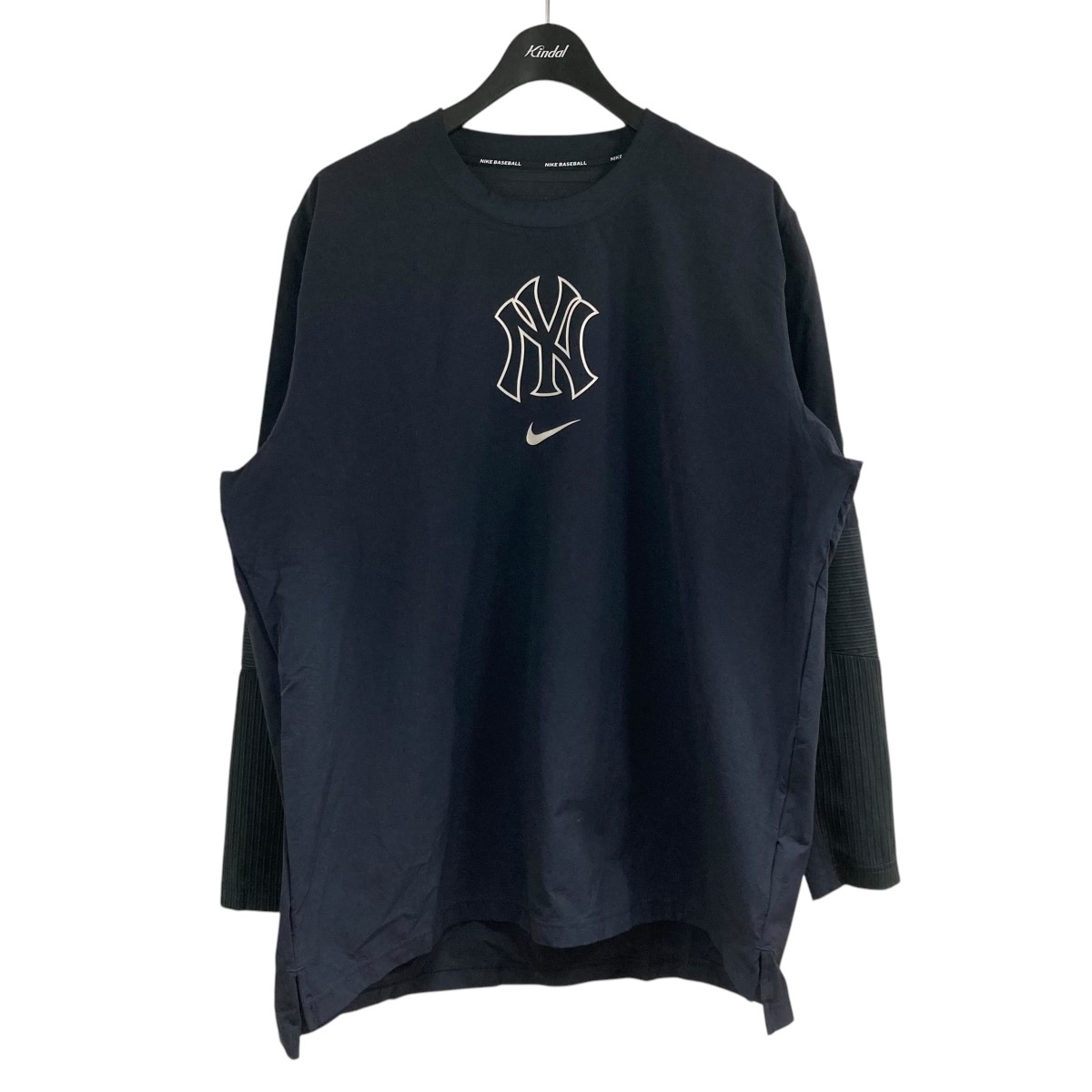 【中古】 NIKE×MLB ベースボールカットソー ブラック サイズ：L 【価格見直し】