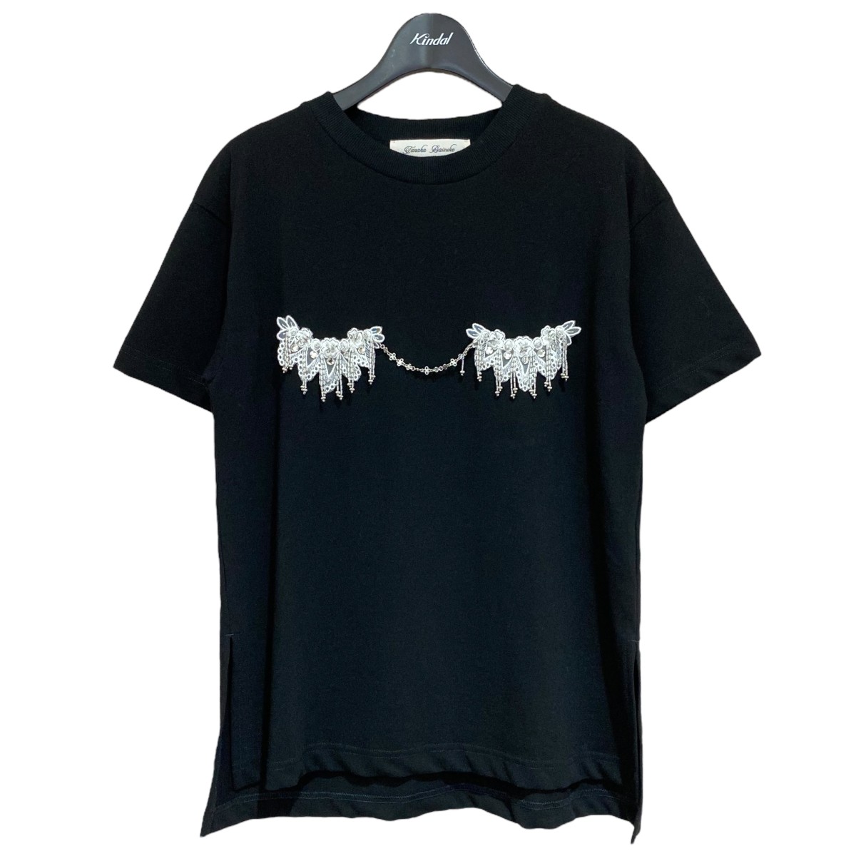 【中古】 Tanaka Daisuke　 Angel bra dress．T-shirt TD21AW-P005 ブラック サイズ：1 【280326】（タナカ ダイスケ）