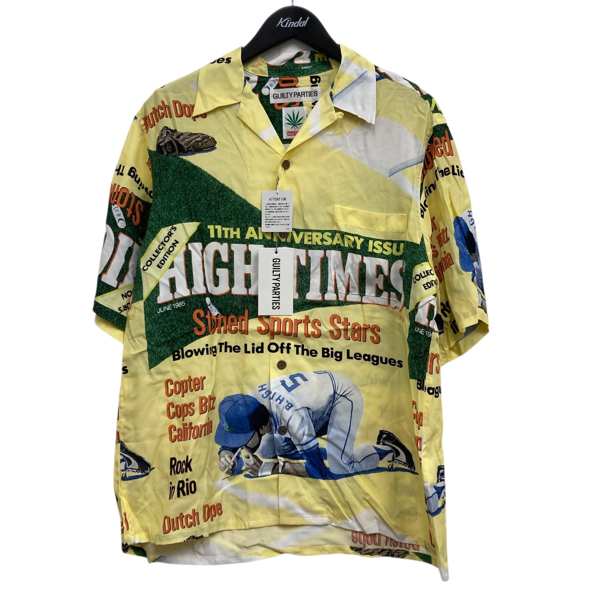 楽天市場】【中古】WACKO MARIA× HIGHTIMES アロハシャツ L