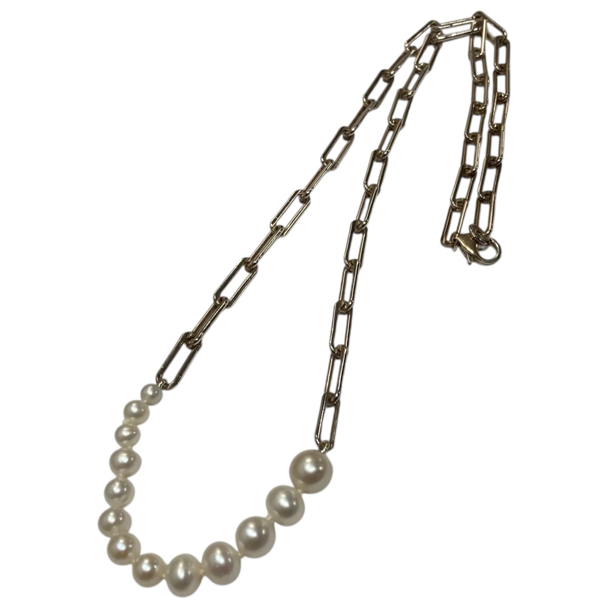【中古】 GABRIELA ARTIGAS パールチェーンネックレス シルバー サイズ：- 【価格見直し】