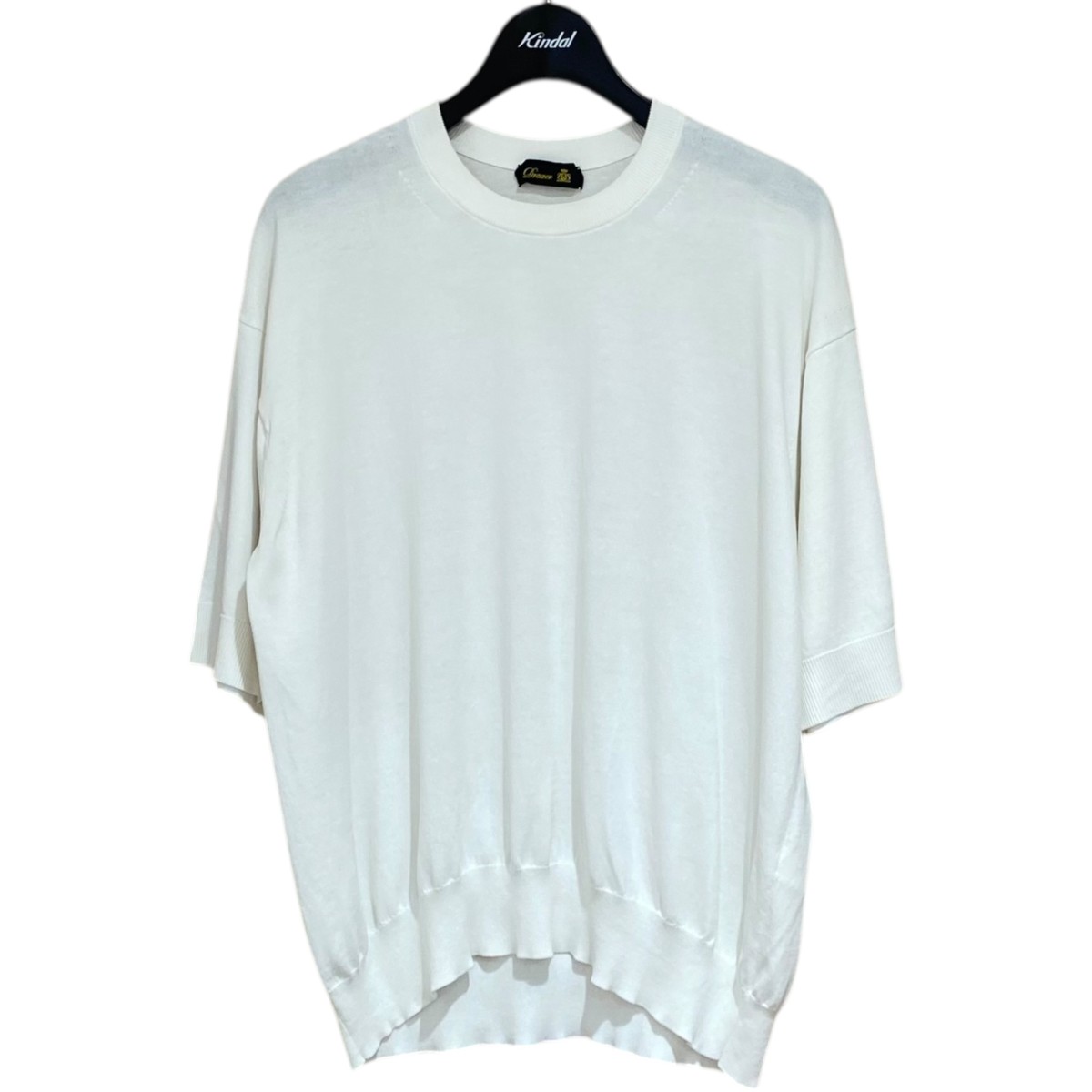 【中古】 Drawer　 クルーネックショートスリーブ 6518-106-0526 ホワイト 【280326】（ドゥロワー）