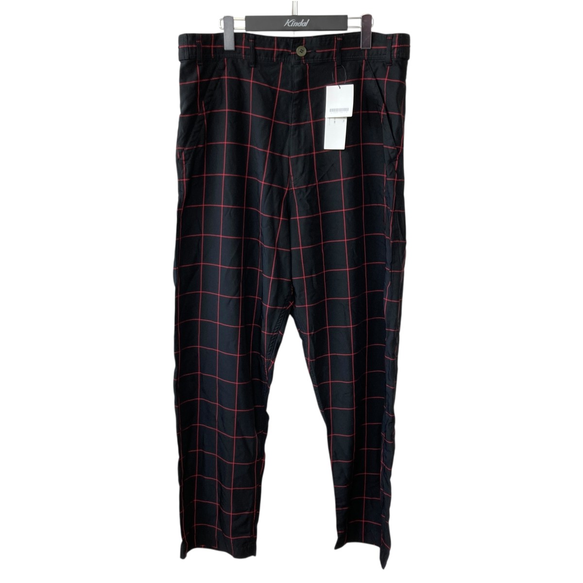 18ss Black COMME des GARCONS ポリ縮寅一パンツ ポリエステル縮絨 寅壱パンツ | ブランド古着の買取・委託販売