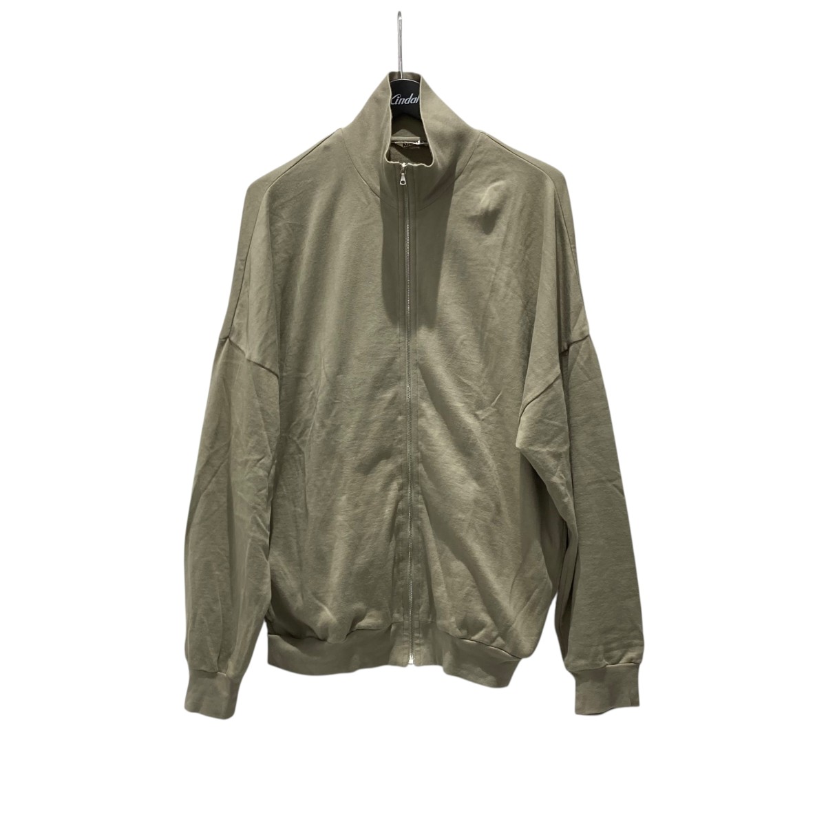 【中古】 AURALEE SUPER HIGH GAUGE SWEAT ZIP ジップアップスウェット A25SC02CU カーキ サイズ：3 【価格見直し】 23,562円