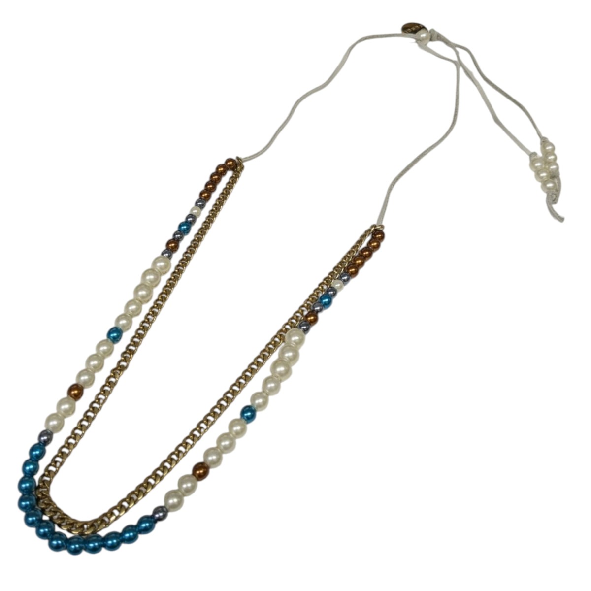 【中古】\u003cBR\u003esacai\u003cBR\u003eColor Pearl Chain Necklace 首飾り 24-0717S\u003cBR\u003e【通貨価値思いなおす】