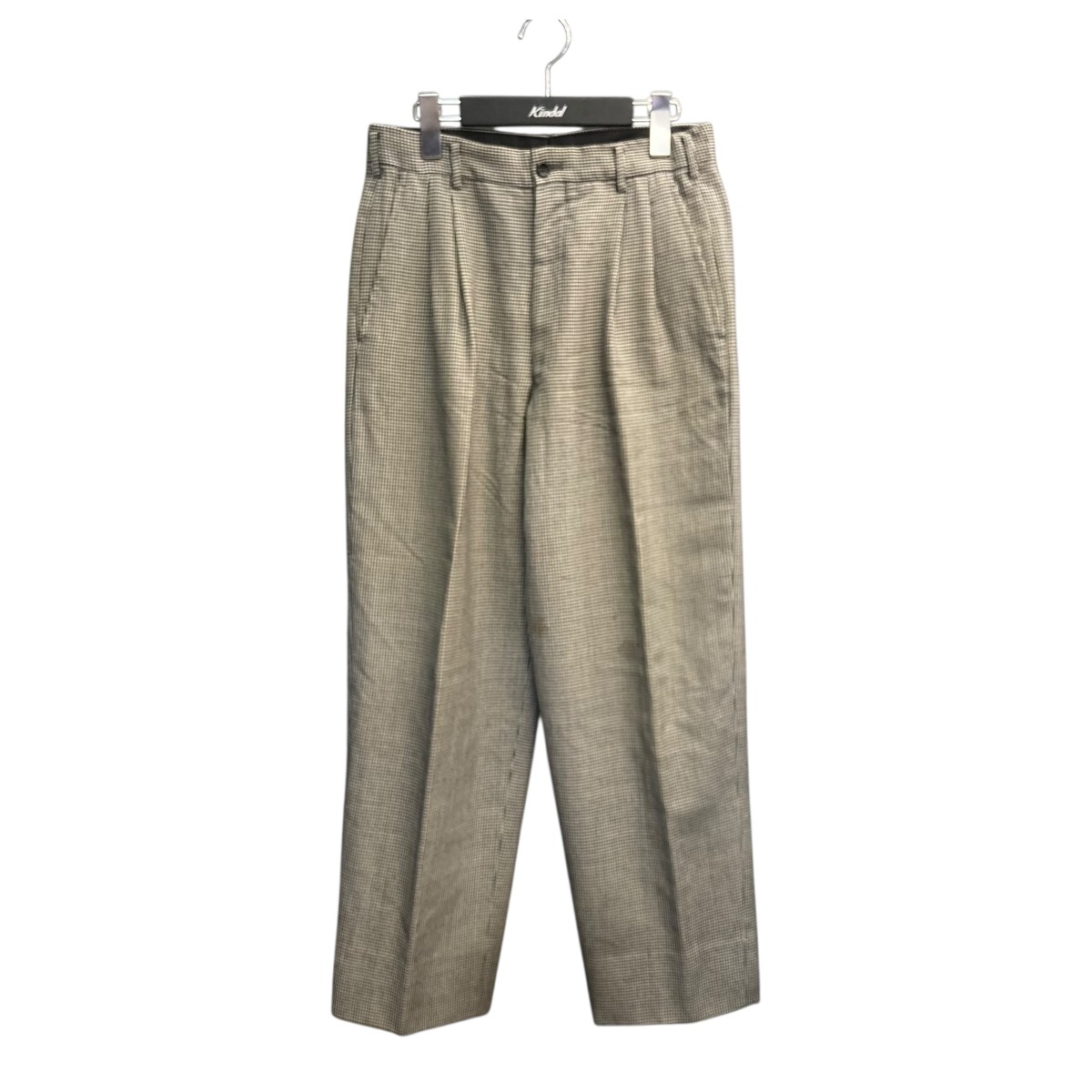 【中古】 COMME des GARCONS HOMME　 AD1988 80s 千鳥柄パンツ HP-08024S ベージュ サイズ：S 【070426】（コムデギャルソンオム）