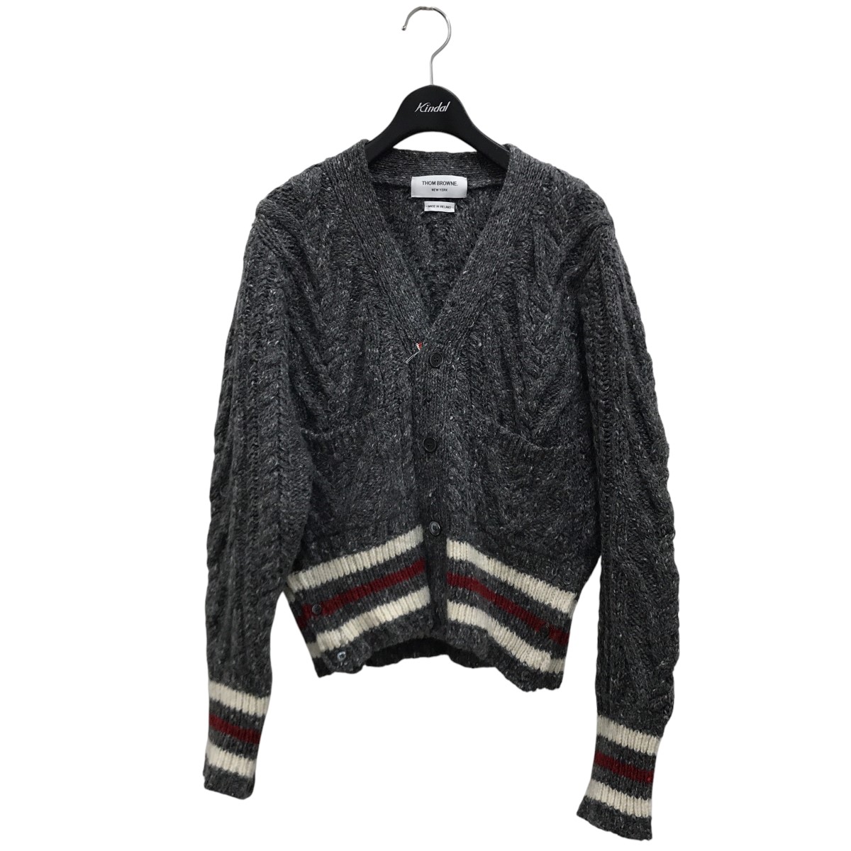 【美品】Thom Browne アランニット 1 トムブラウン THOM BROWNE オールカシミヤニットプルオーバー