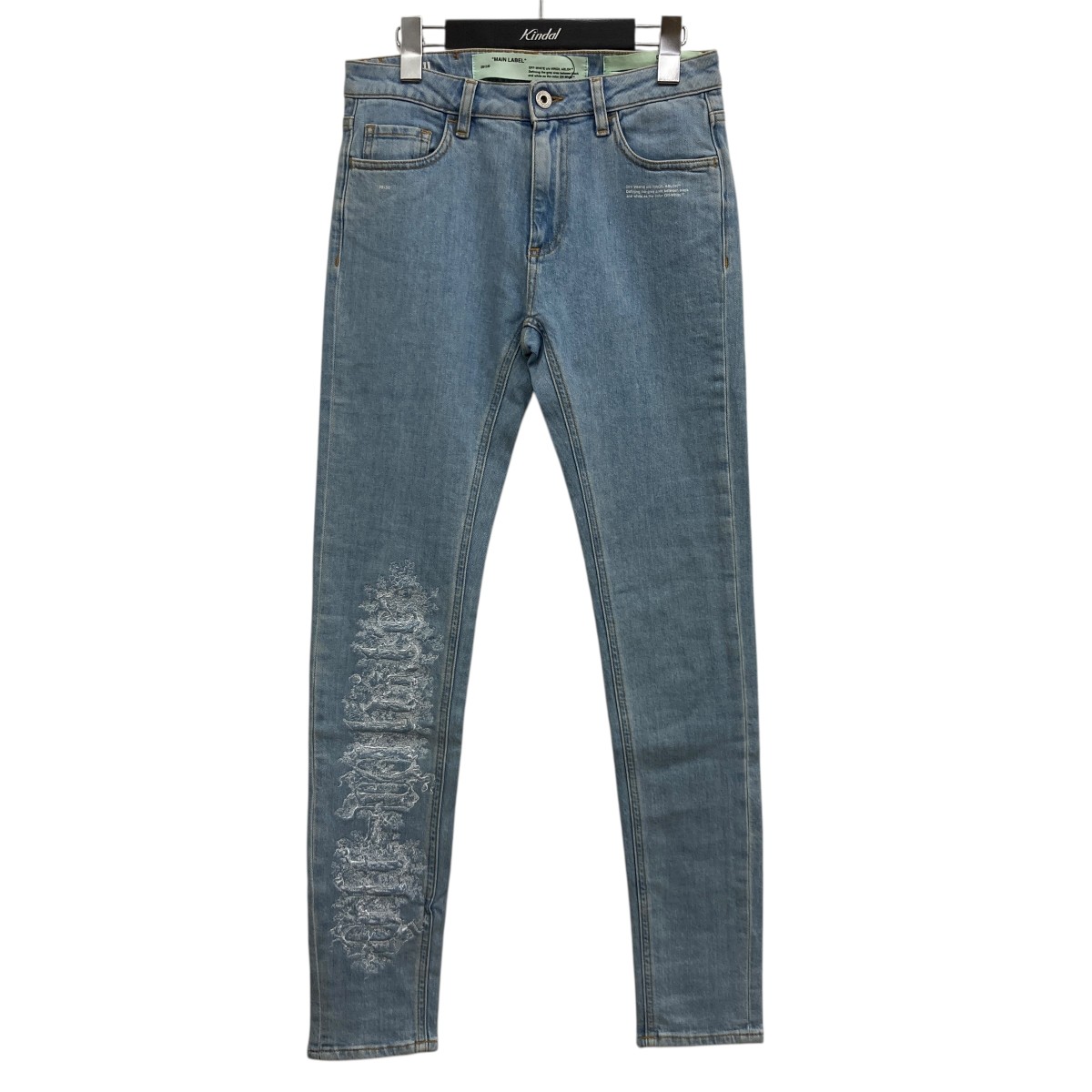 【中古】 OFFWHITE デニムパンツ インディゴ サイズ：26 【価格見直し】