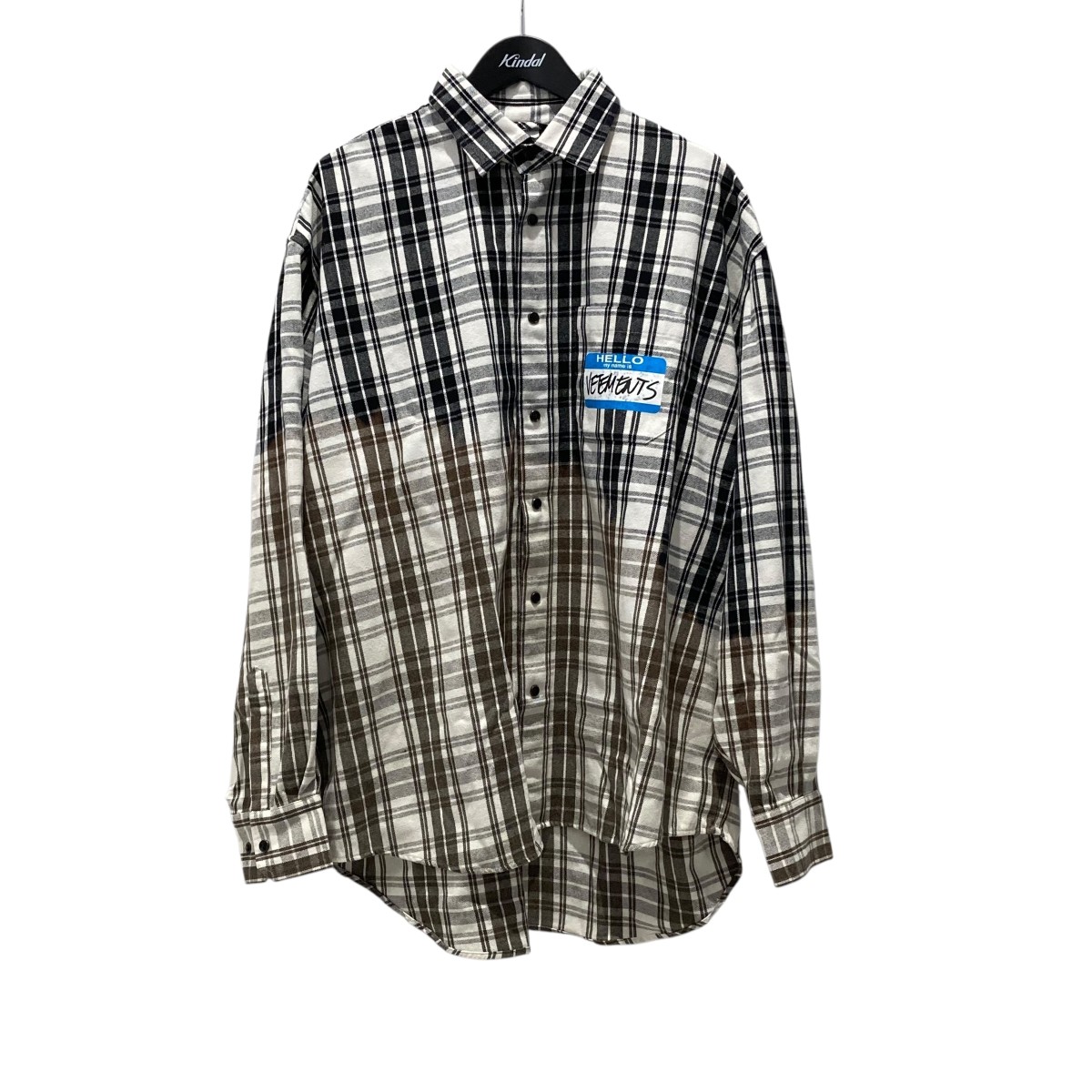 楽天市場】VETEMENTS ヴェトモン フランネルチェックシャツ コットン