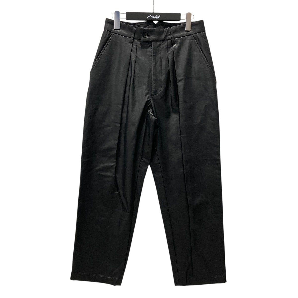 stein シュタイン　フェイクレザー トラウザー sサイズ stein | シュタイン FAKE LEATHER TROUSERS(BLACK) / フェイク