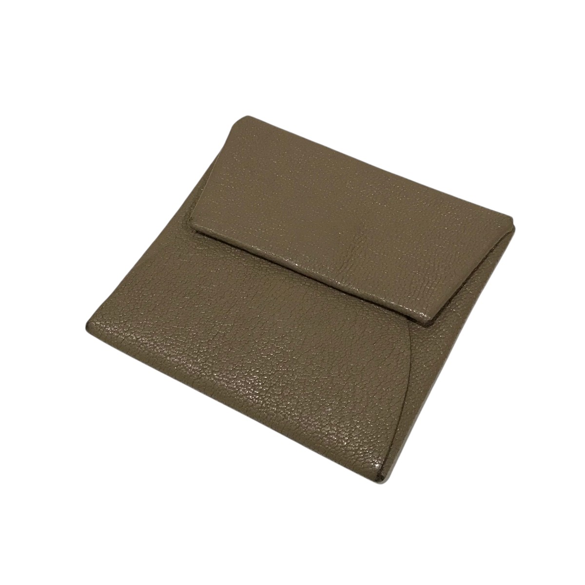 【中古】 HERMES　 U刻印 【バスティア】 コインケース エトゥープ 【210625】（エルメス）