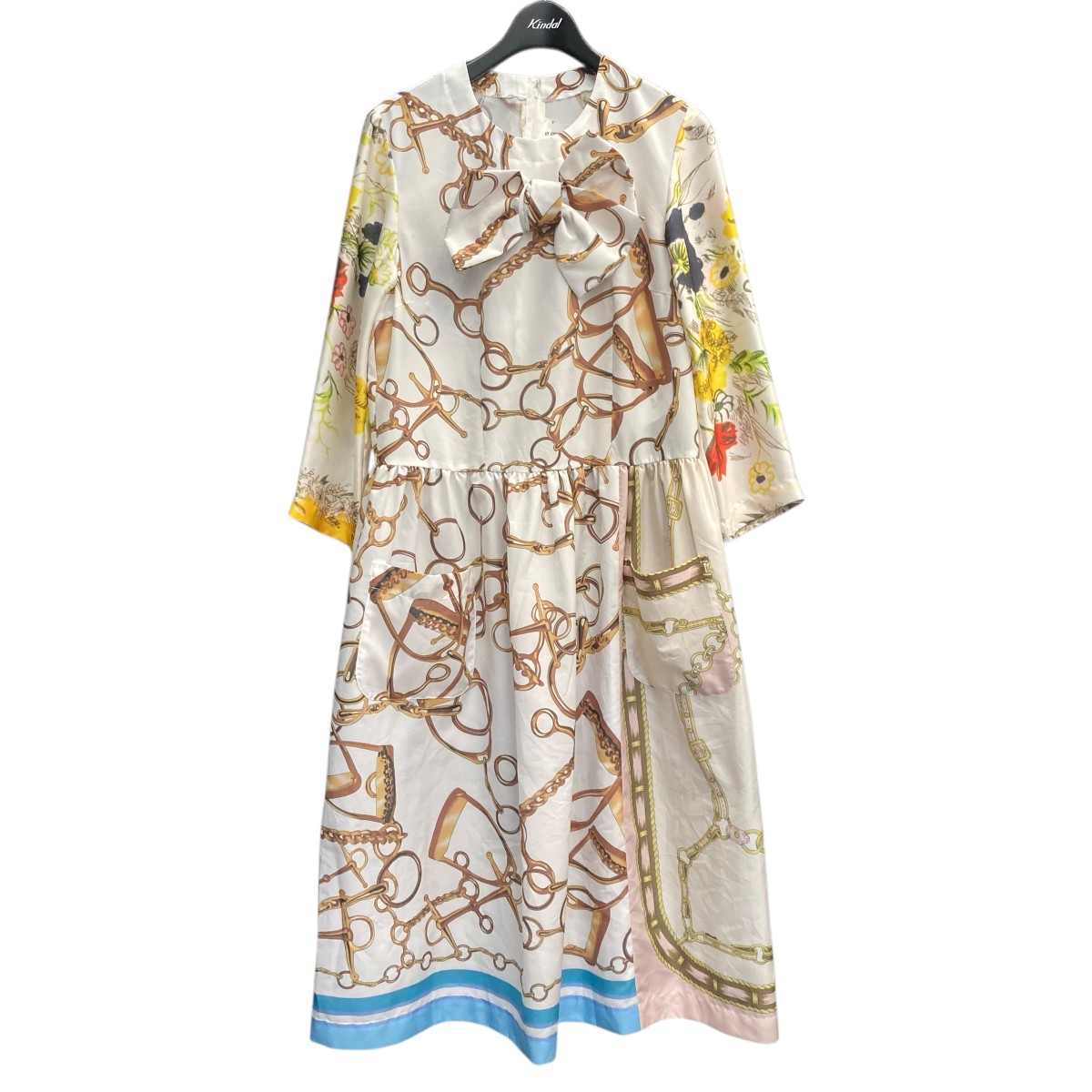 COMME des GARÇONS コムコム花柄半袖ワンピース M2022ss 中古・古着通販】tricot COMME des GARCONS (トリココムデギャルソン