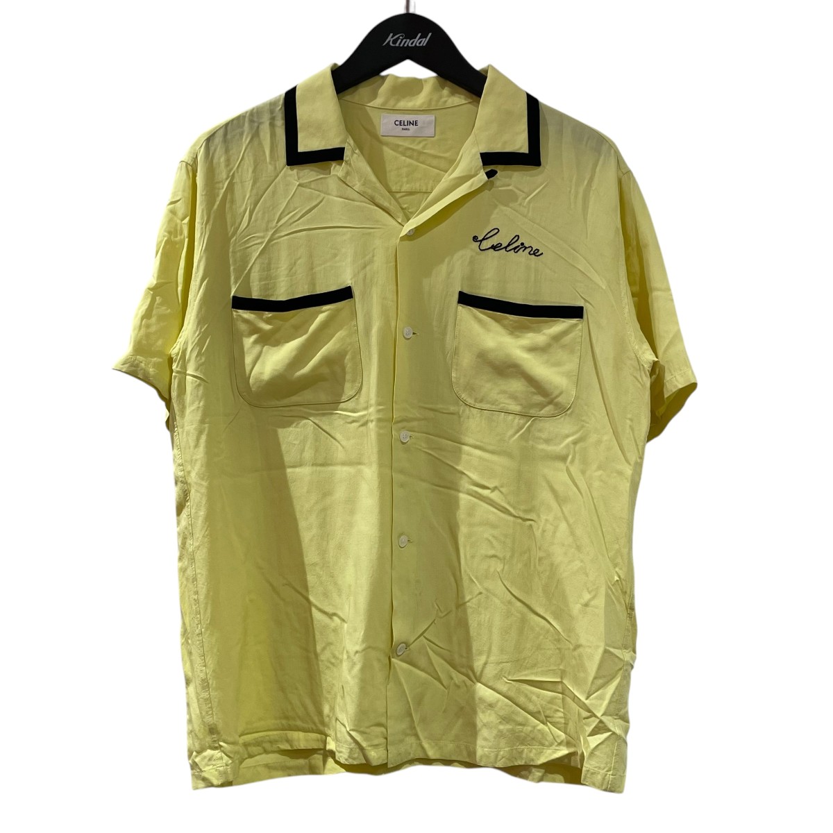 楽天市場】【中古】 CELINE セリーヌ ロカビリー シャツ ビスコース