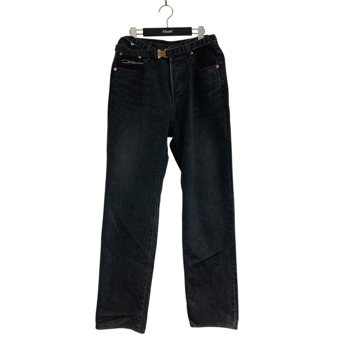 楽天市場】【中古】sacai2023SS ベルト付きデニムパンツ SCM 082