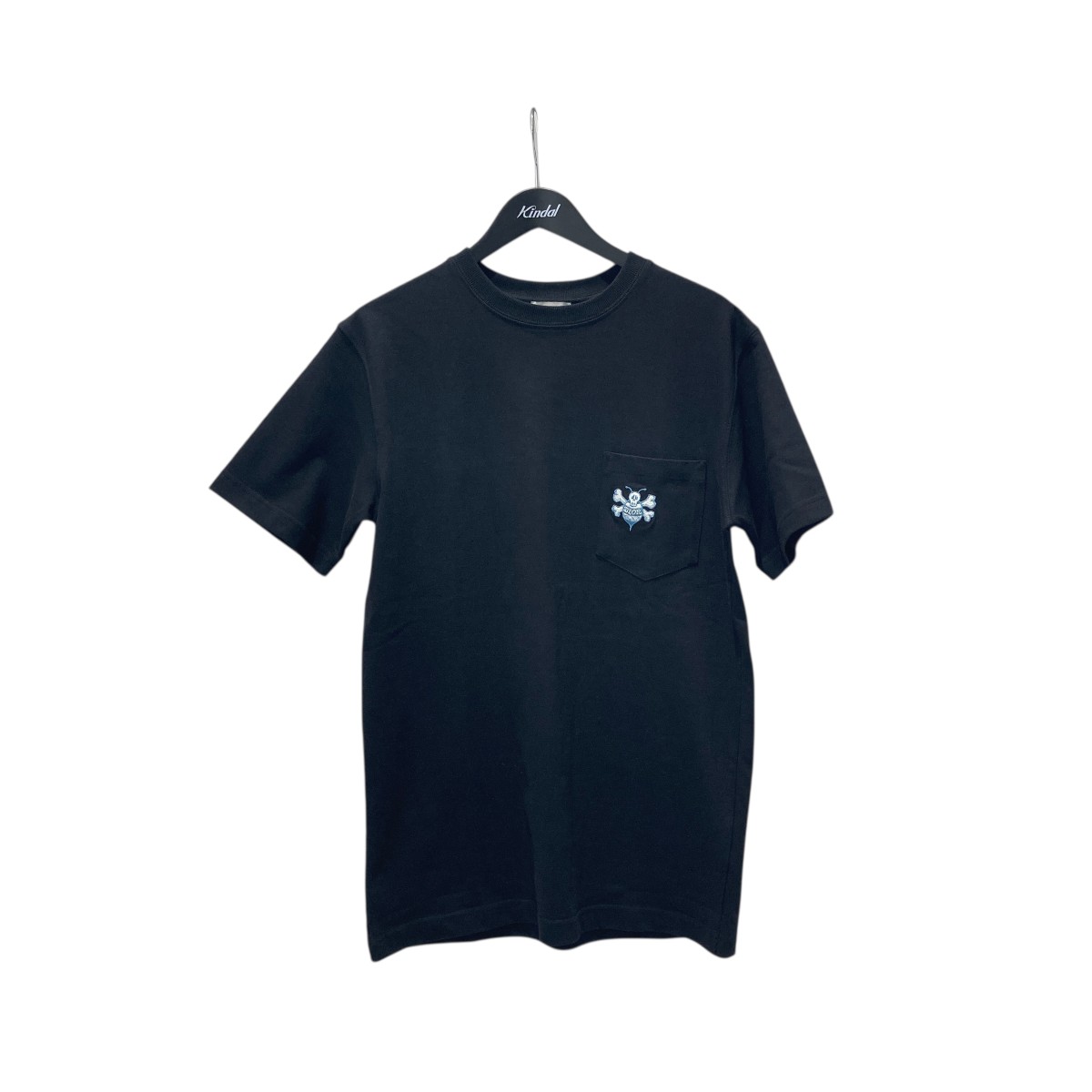 10982【美品・XLサイズ】Dior×ステューシー☆限定コラボ総柄tシャツ　黒 クリスチャンディオール ( Christian Dior ) × stussy