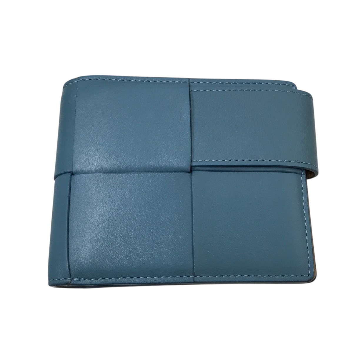 【中古】 MARY AL TERNA　 HUG 財布 スカイブルー 【240625】（メアリオルタ―ナ）