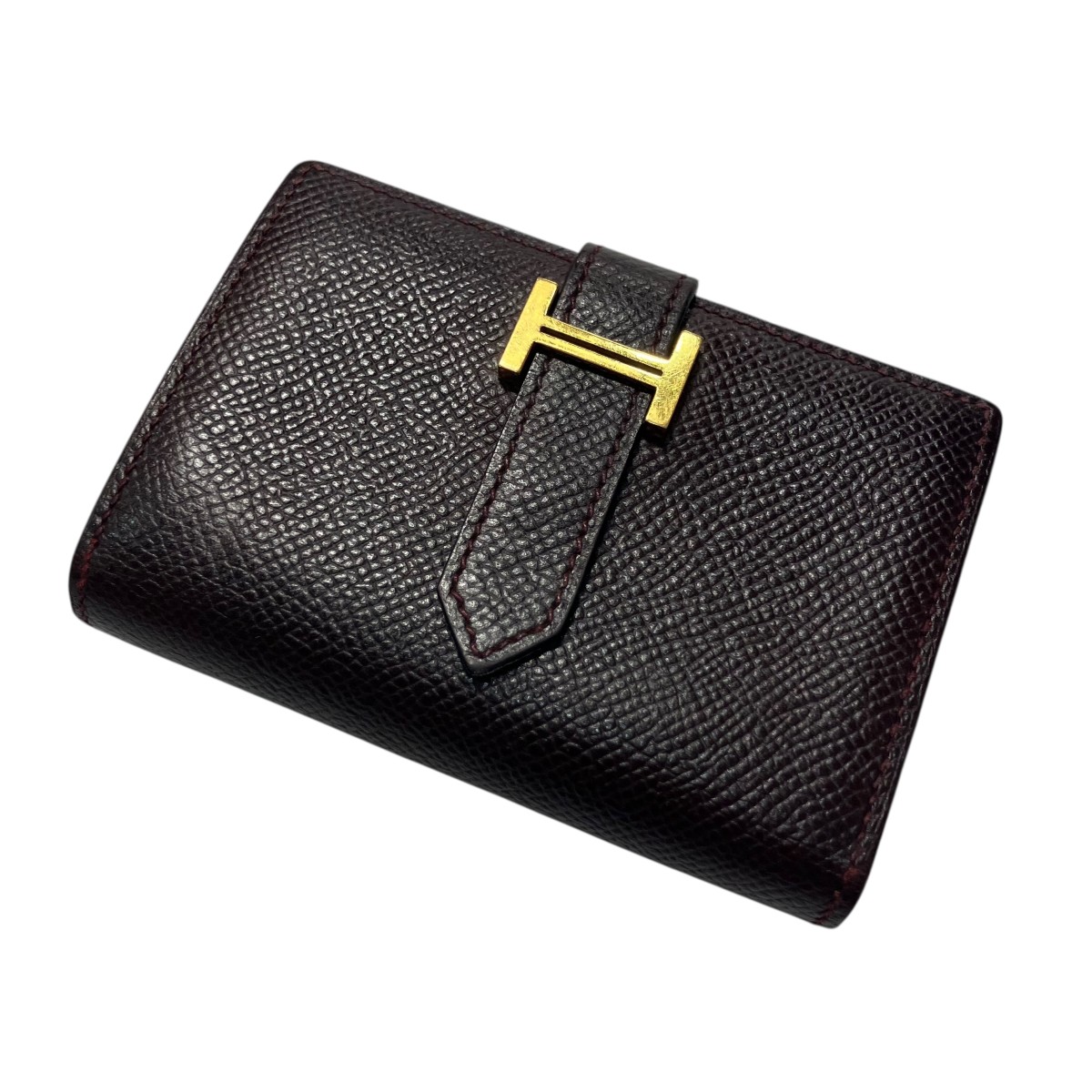 HERMES エルメス　エミーユ　ヴィブラート　レザーコインケース　がま口 楽天市場】超美品 HERMES エルメス エミーユ がま口 コイン