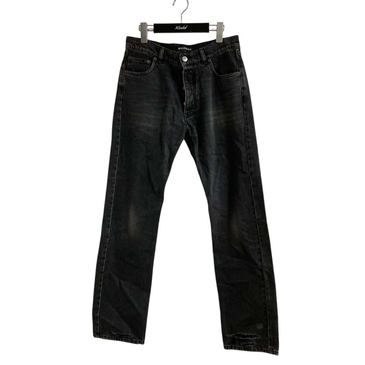楽天市場】【中古】BALENCIAGAフレアデニムパンツ グレー サイズ