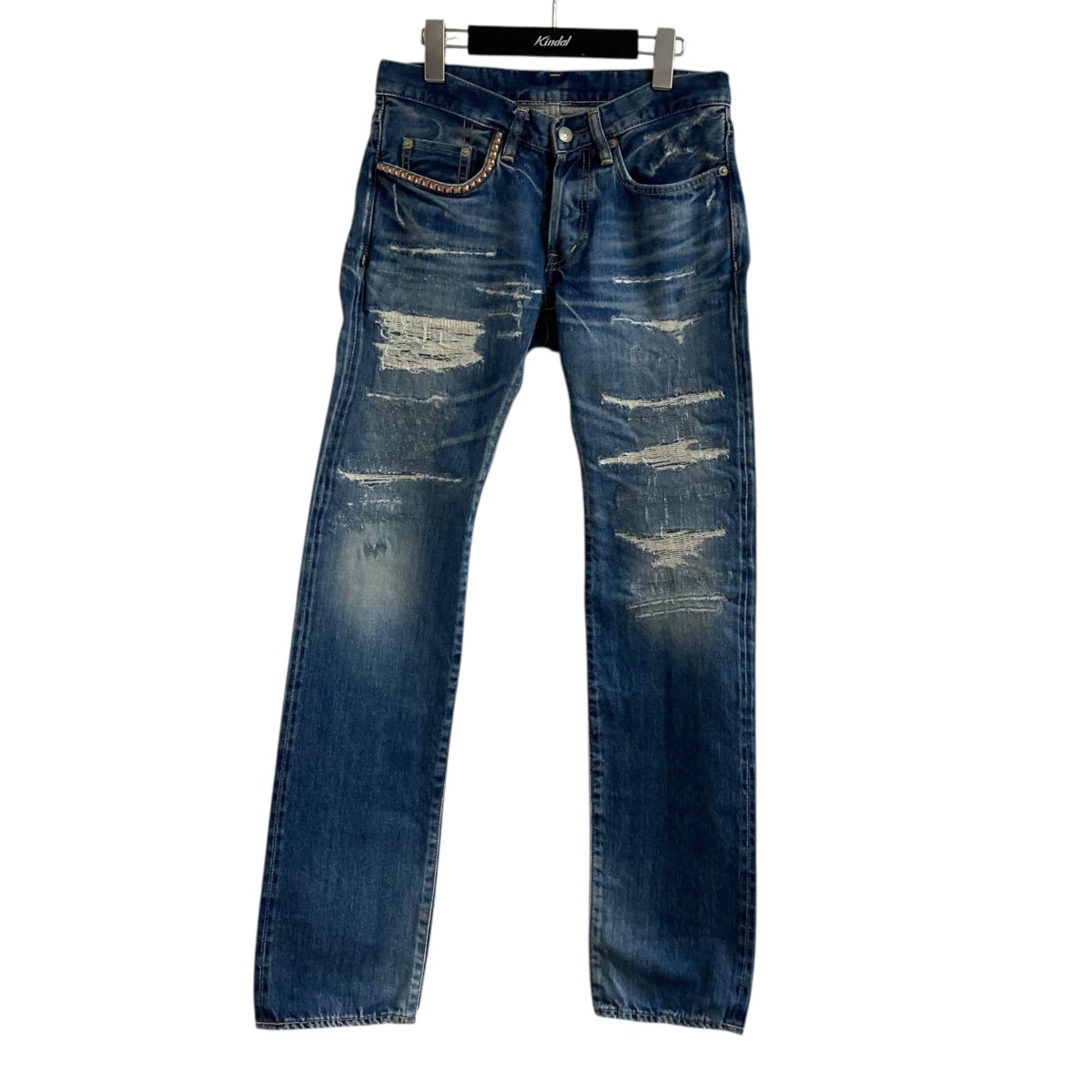 【中古】\u003cBR\u003eHysteric Glamour\u003cBR\u003e不都合産業ジーンズズボン下 0222AP05 インディゴ 大きさ：28\u003cBR\u003e【通貨価値思いなおす】