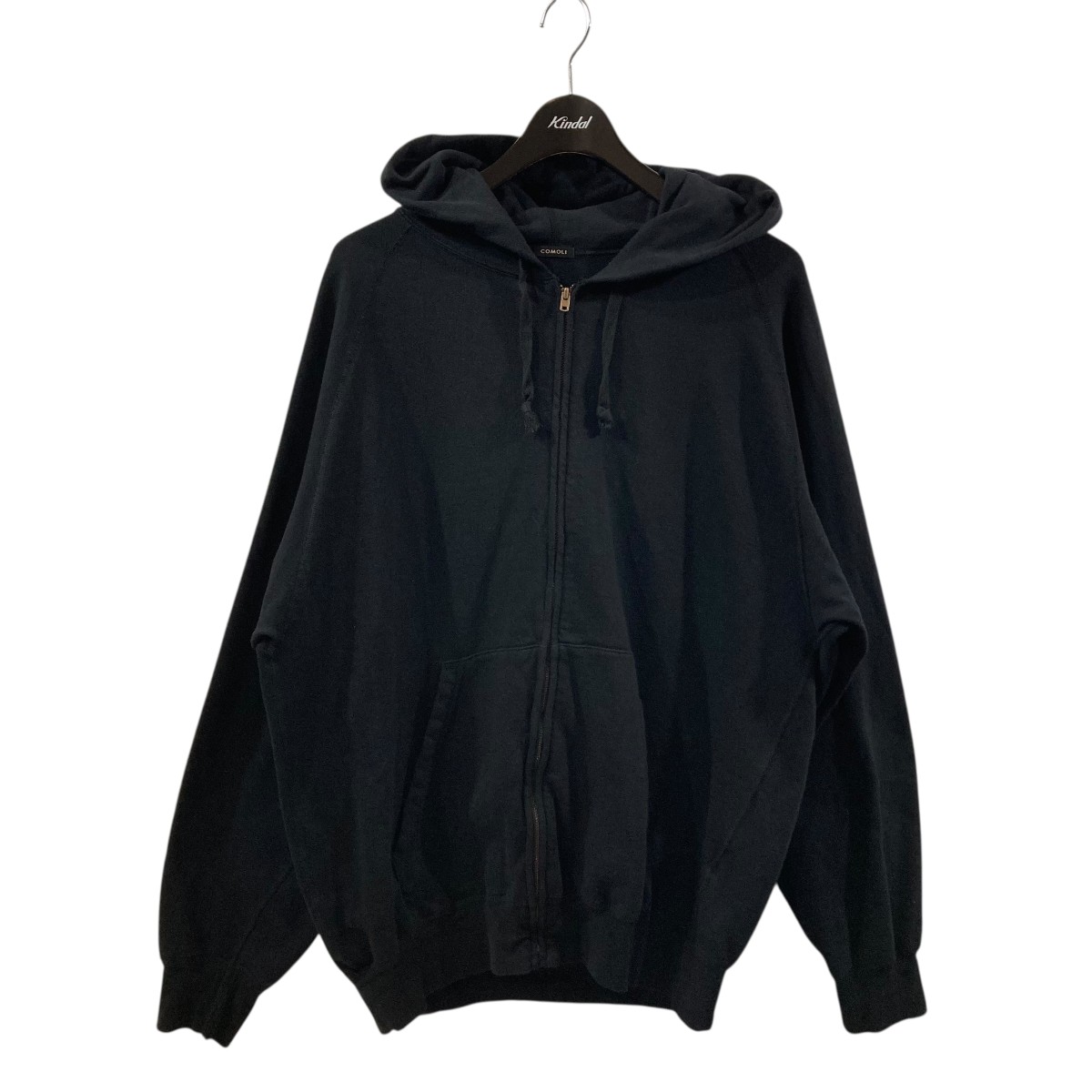 楽天市場】【中古】COMOLI 製品染 裏毛 ジップパーカー Z01