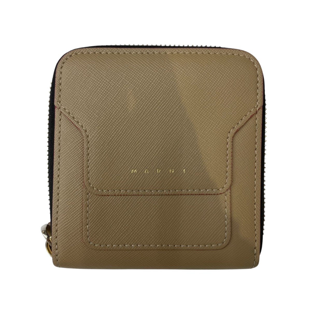 【中古】MARNI2つ折り財布 PFMOQ09U07 ベージュ【価格見直し】|ブランド古着のカインドオル
