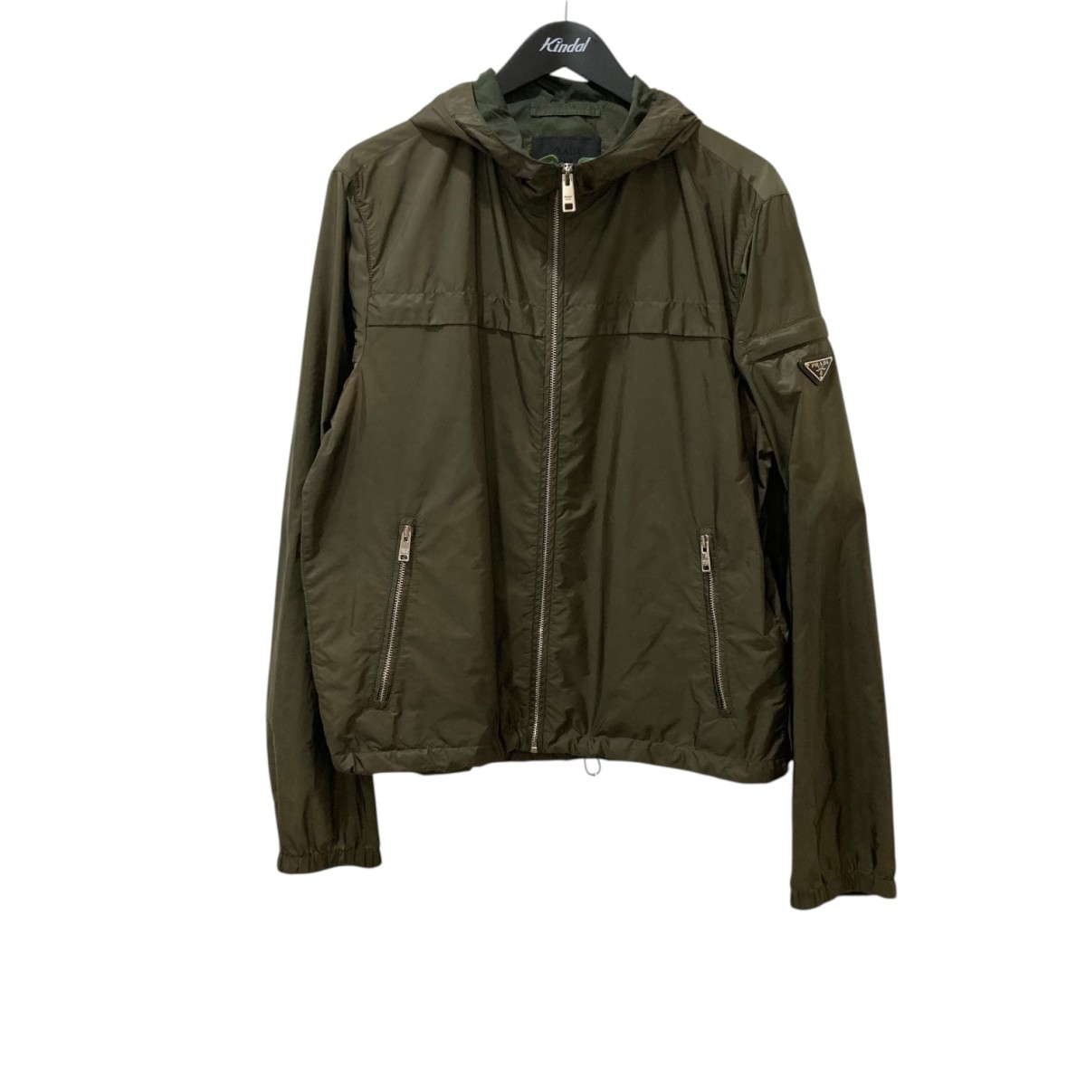 PRADA ナイロンジャケット XL シルバー 楽天市場】PRADA(プラダ) サイズ:XXL 23AW RE-NYLON Triangle