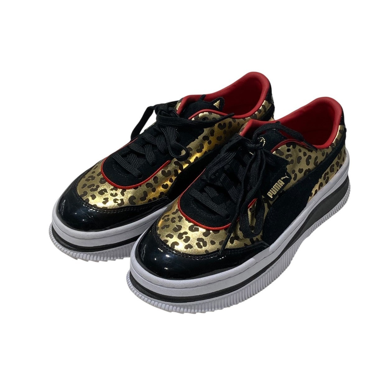 【中古】Charlotte Olympia×PUMADEVA CHARLOTTE ローカットスニーカー ゴールド サイズ：23.0cm【価格見直し】画像