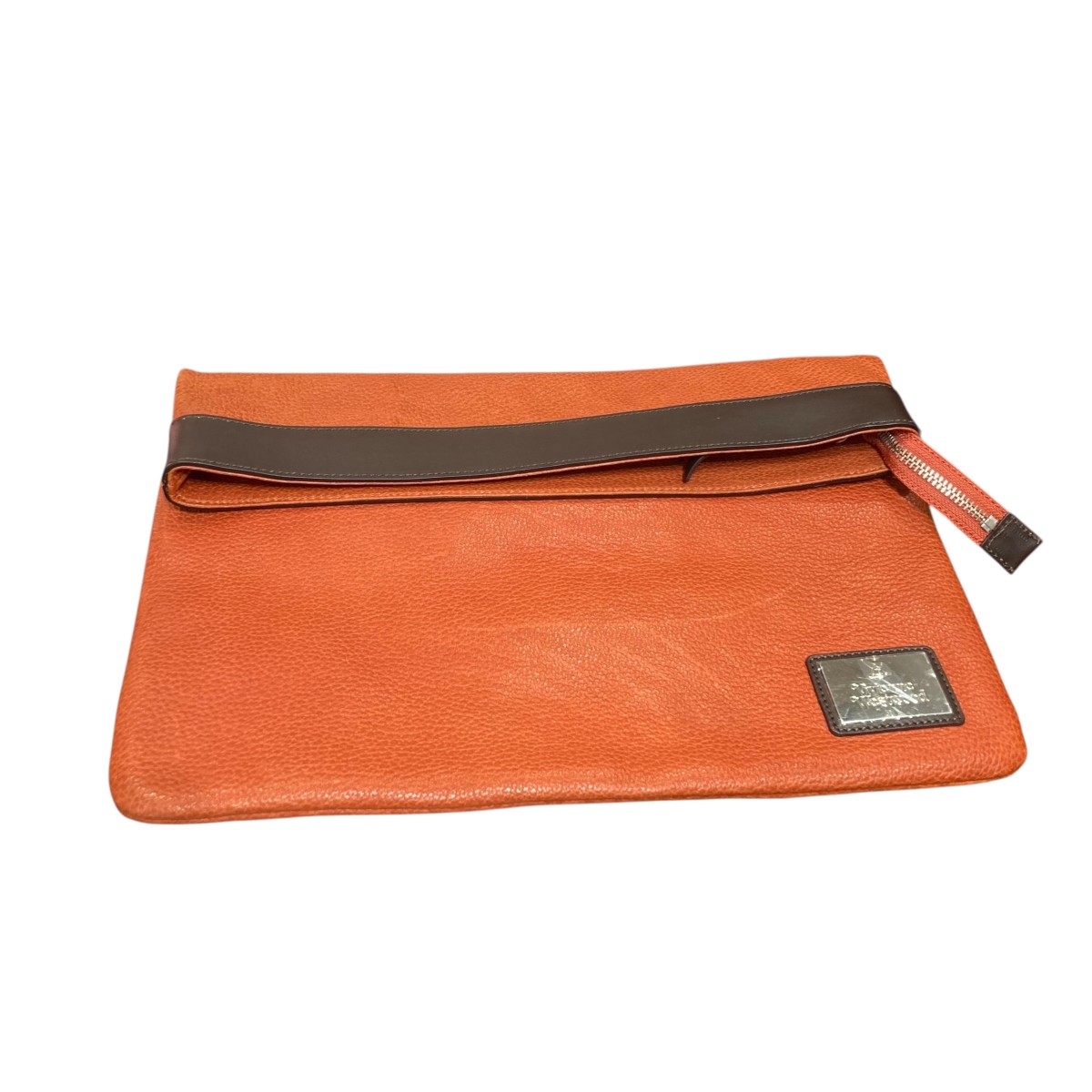 【中古】 Vivienne Westwood クラッチバッグ オレンジ 【価格見直し】