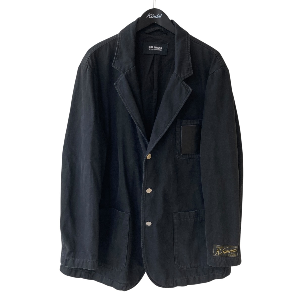 RAF SIMONS | UNIFORM POCKETS & PRINT BLAZER ブレザー RAF SIMONS UNIFORM POCKETS & PRINT OVERSIZED BLAZER (WOMEN