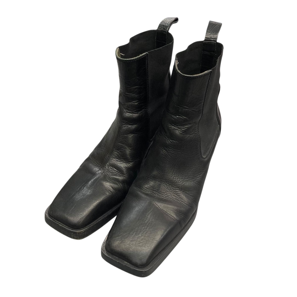 rick owens ヒールブーツ　サイズ42 Rick Owens サイハイ レザーブーツ | ブラック | FARFETCH JP
