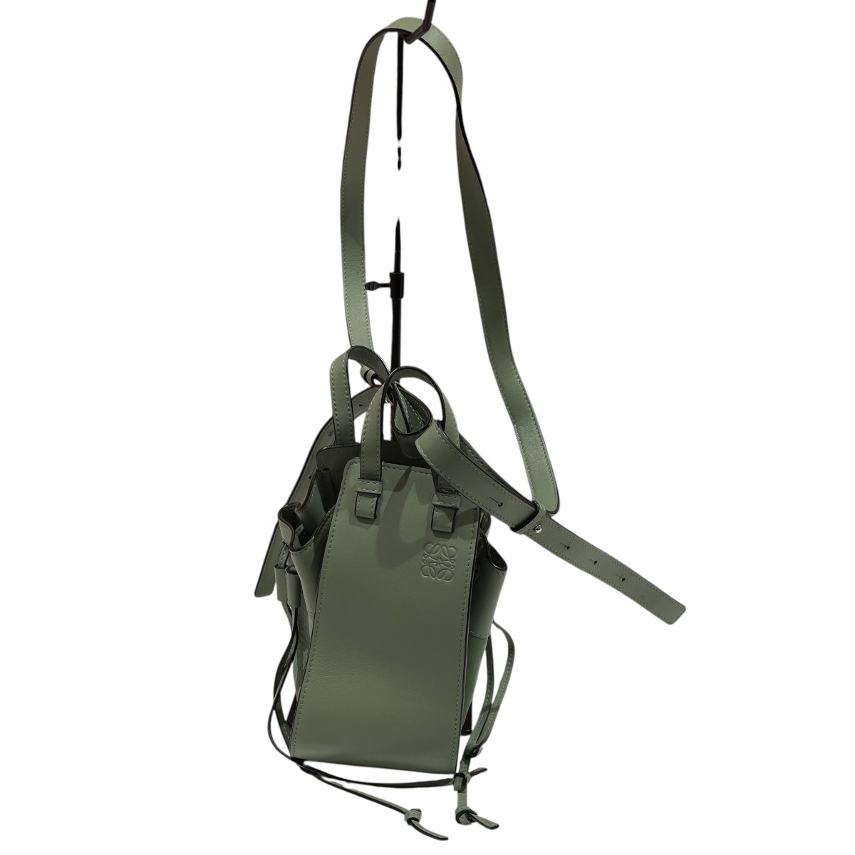 【中古】 LOEWE　 HAMMOCK DWMINI BAG ショルダーバッグ グリーン 【040426】（ロエベ）