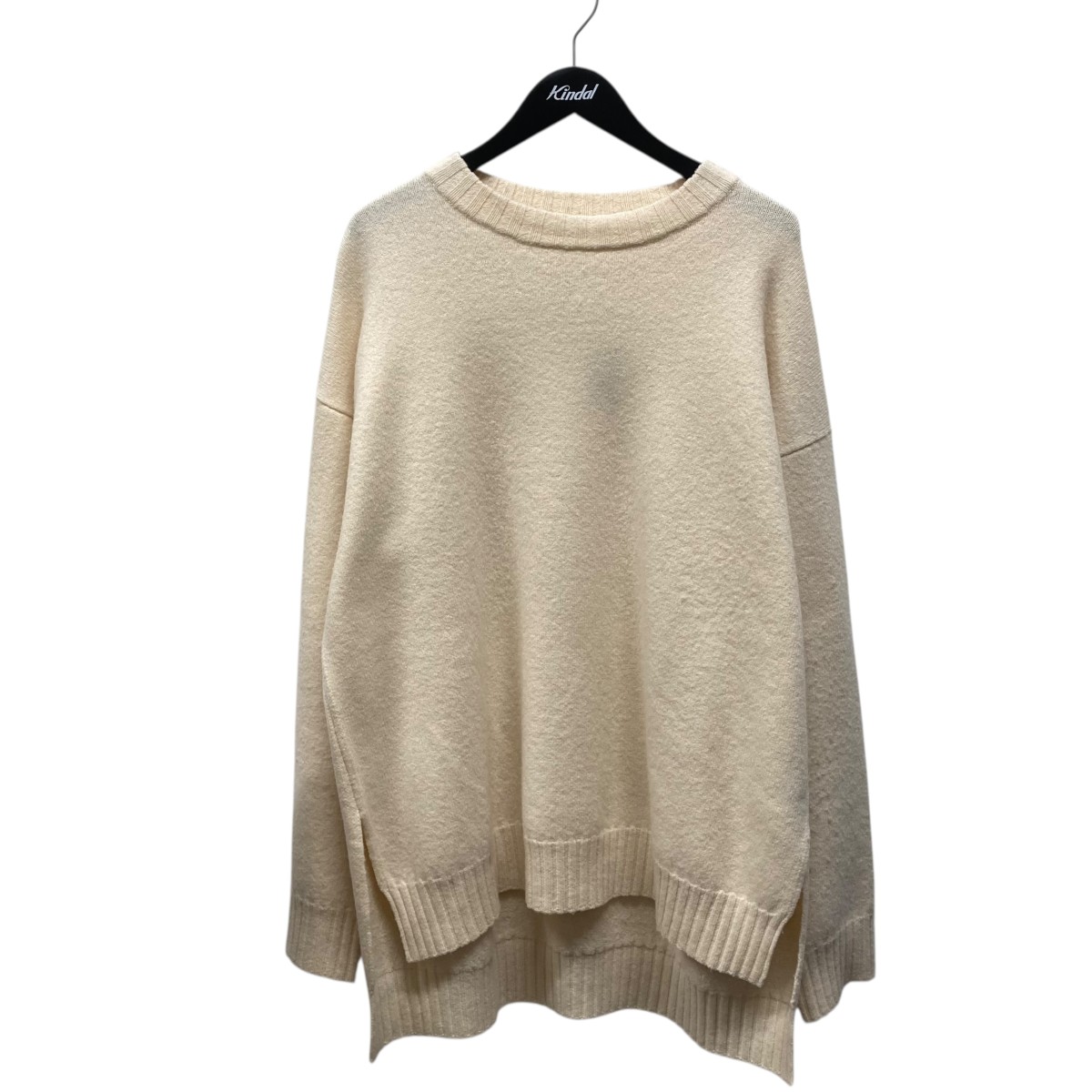 JIL SANDER ジルサンダー セーラーネック ニット セーター レディース グレー J02GP0132 J14509 JIL SANDER - JIL SANDER ジルサンダー セーラーネック ニット