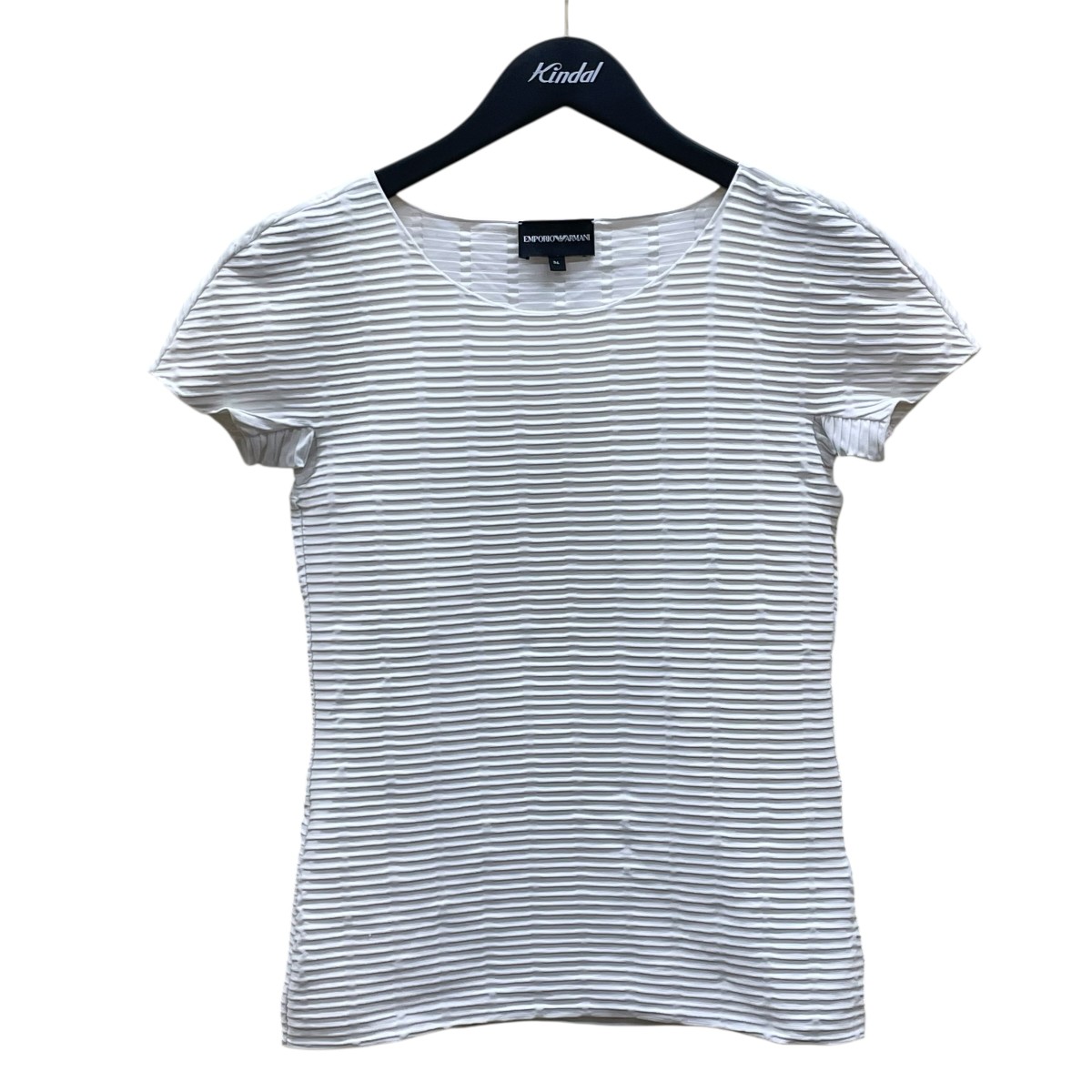 EMPORIO ARMANI - EMPORIO ARMANI ブラウス 42(L位) 青x緑xピンク等(総柄) 【古着】【中古】 EMPORIO ARMANI - EMPORIO ARMANI エンポリオアルマーニ