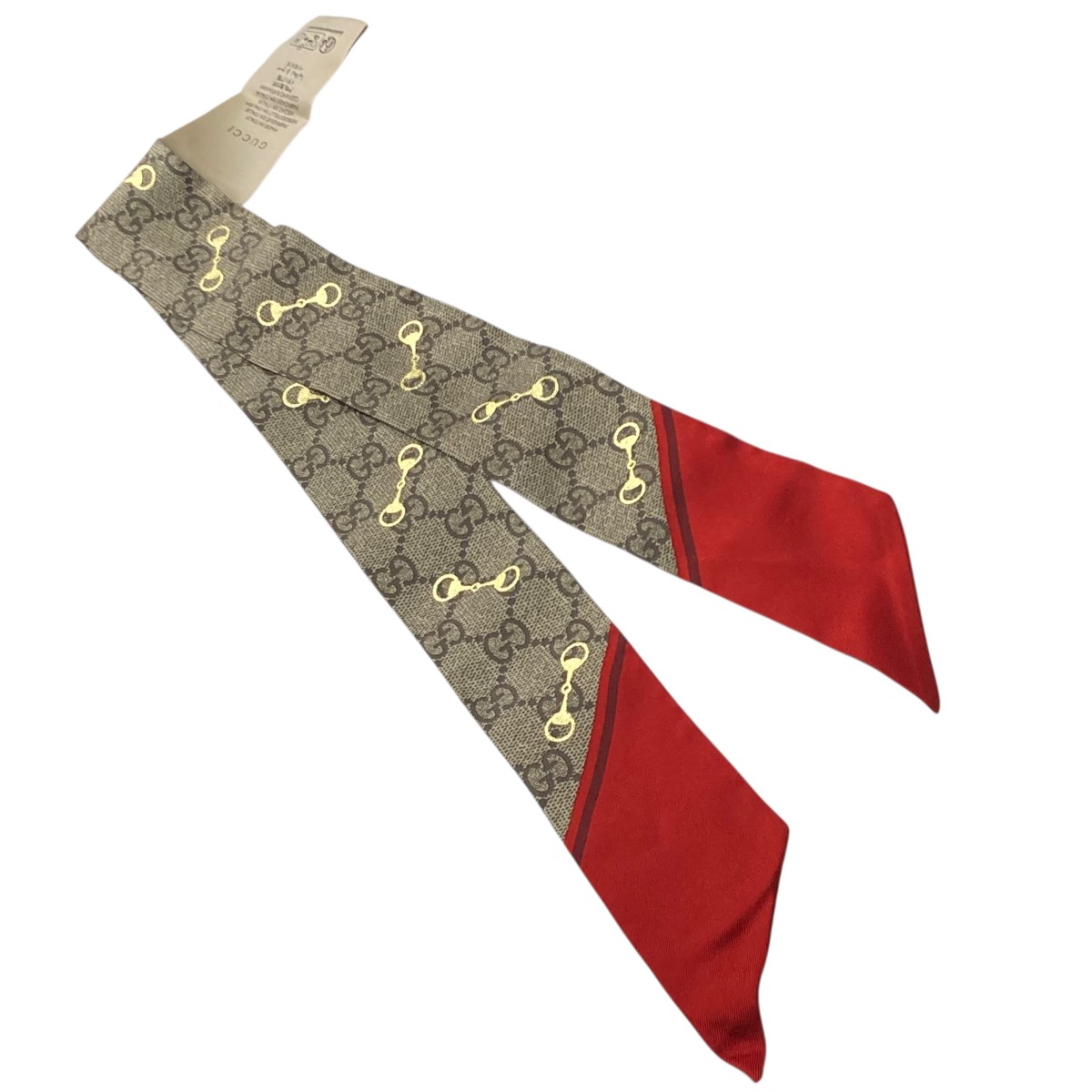グッチ　インターロッキングG　シルク　スカーフ 楽天市場】【新着】【中古】GUCCI(グッチ) インターロッキングG