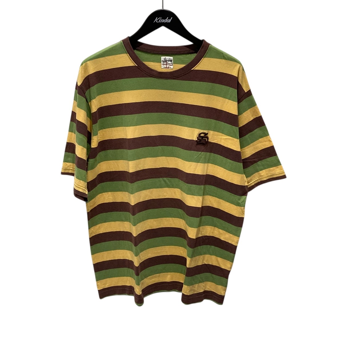 00s OLD STUSSY ラスタ　ネイティブ　パターン　半袖シャツ　ブラウン 00s STUSSY ステューシー チェックシャツ 半袖シャツ ブラウン