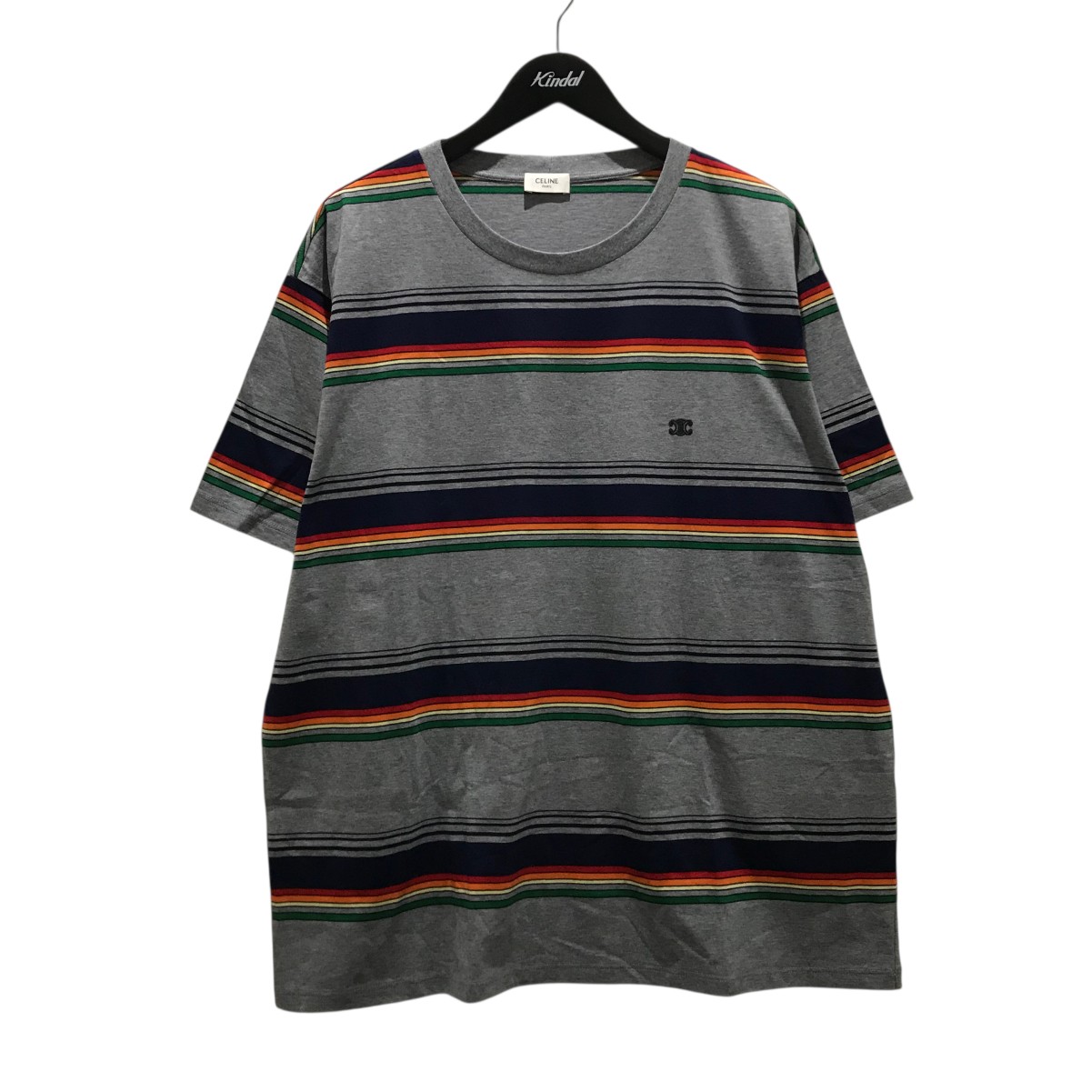 楽天市場】CELINE セリーヌ トリオンフ ボーダールーズTシャツ