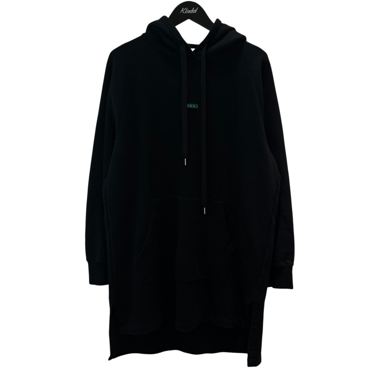 【中古】 MARNI　 BOXワッペン チュニックパーカー FLJE0173X0 ブラック サイズ：36 【300625】（マルニ）