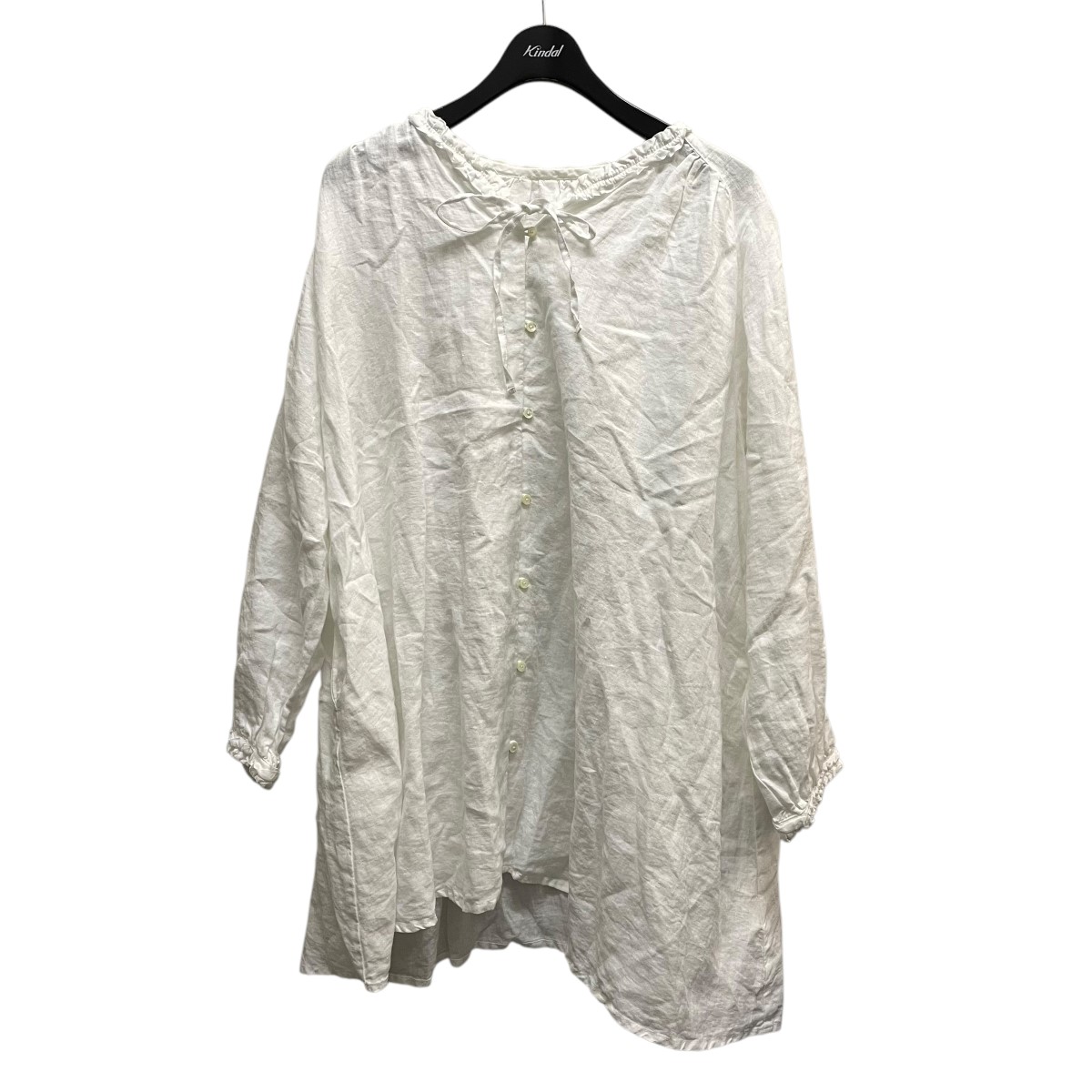nest robe ラミーリネンチュニック フリルのブラウス** | 岡山店 | nest Robe Shop Blog | nest