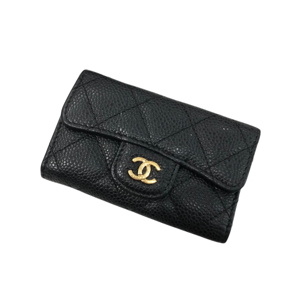 楽天市場】シャネル CHANEL マトラッセ 4連 キーケース 黒