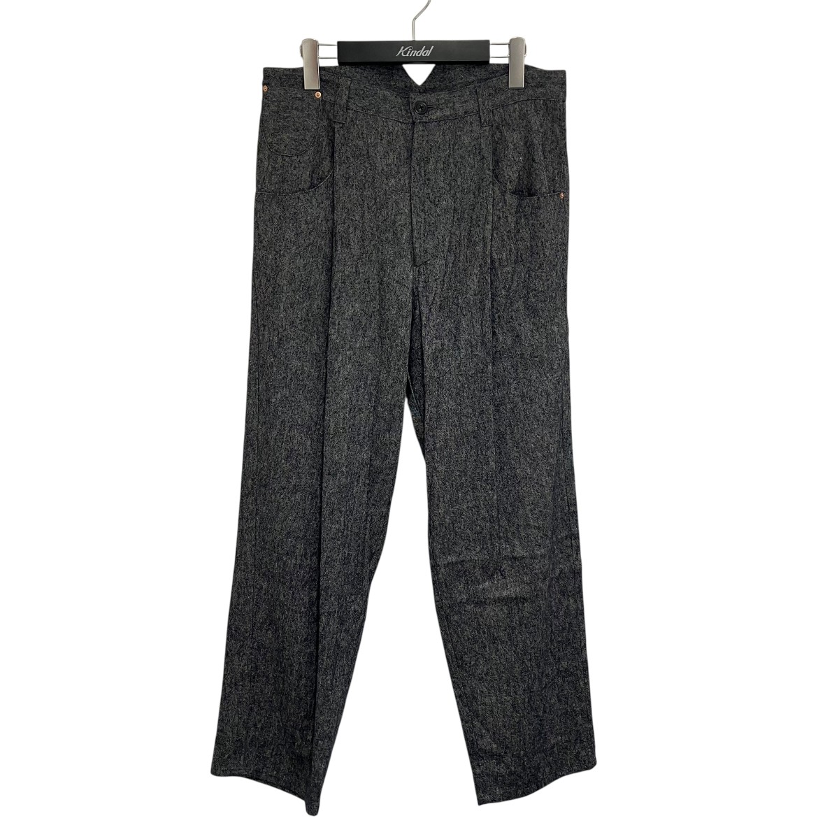 【中古】 URU 25SS 1 tuck pants パンツ 25SLSC02 グレー サイズ：2 【価格見直し】