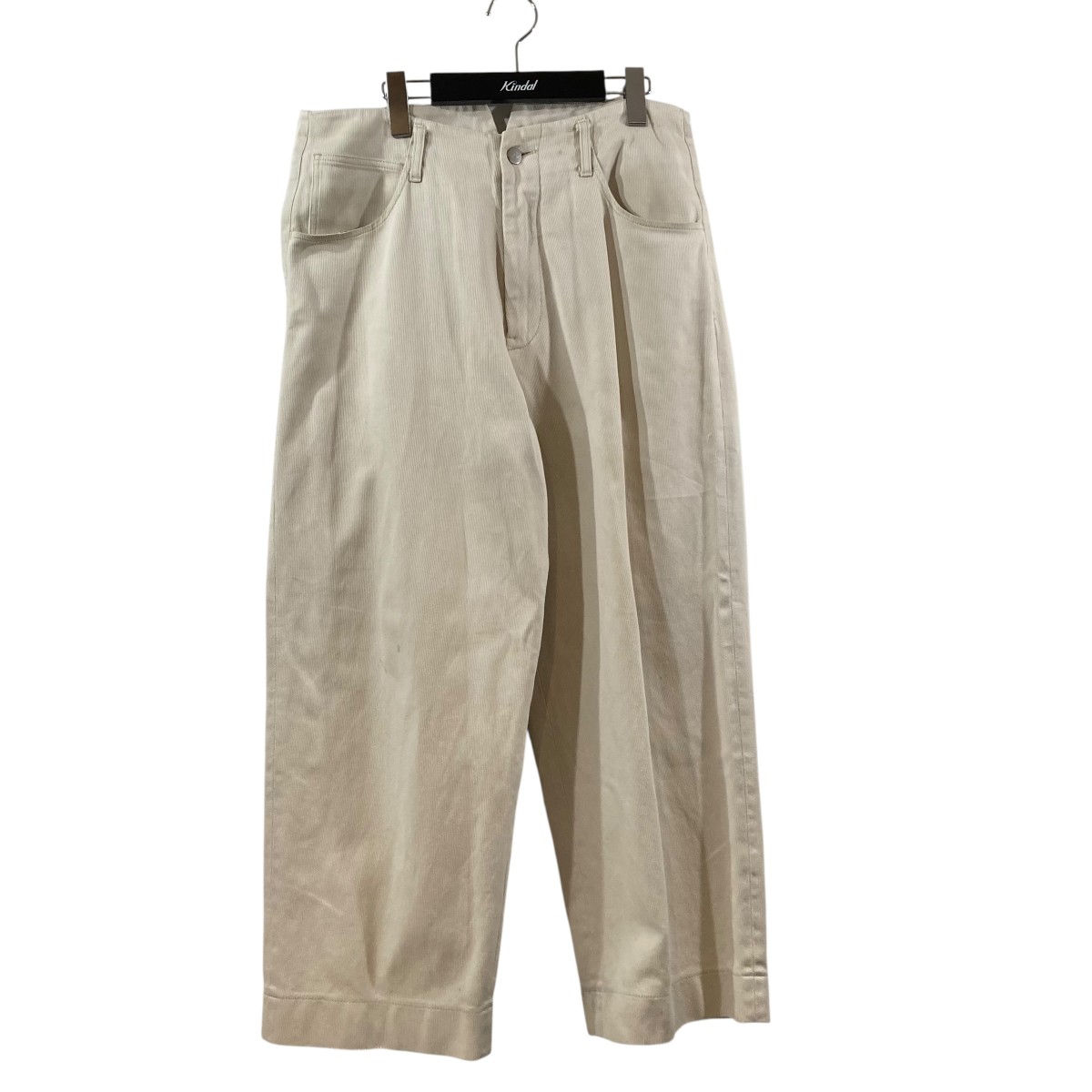 【中古】 URU WORK PANTS パンツ 18FUP03C アイボリー サイズ:3 【価格見直し】