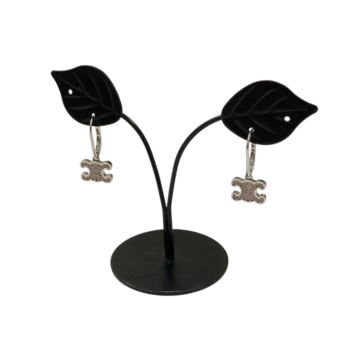 セリーヌ　ピアス　トリオンフ CELINE セリーヌ Triomphe Gourmette Studs Earrings ピアス